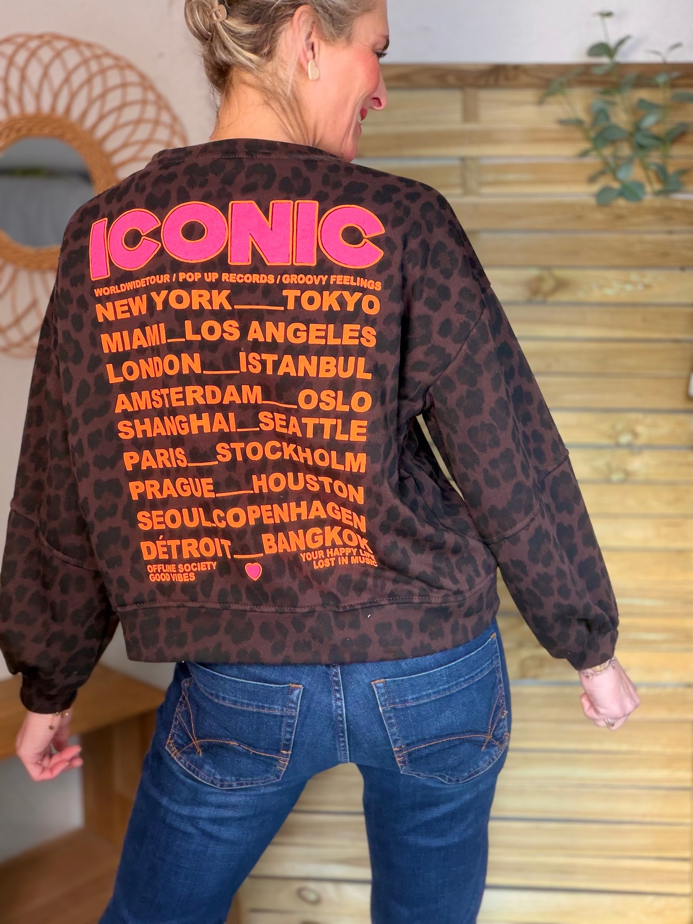 Sweat Léo Choco ICONIC NINON