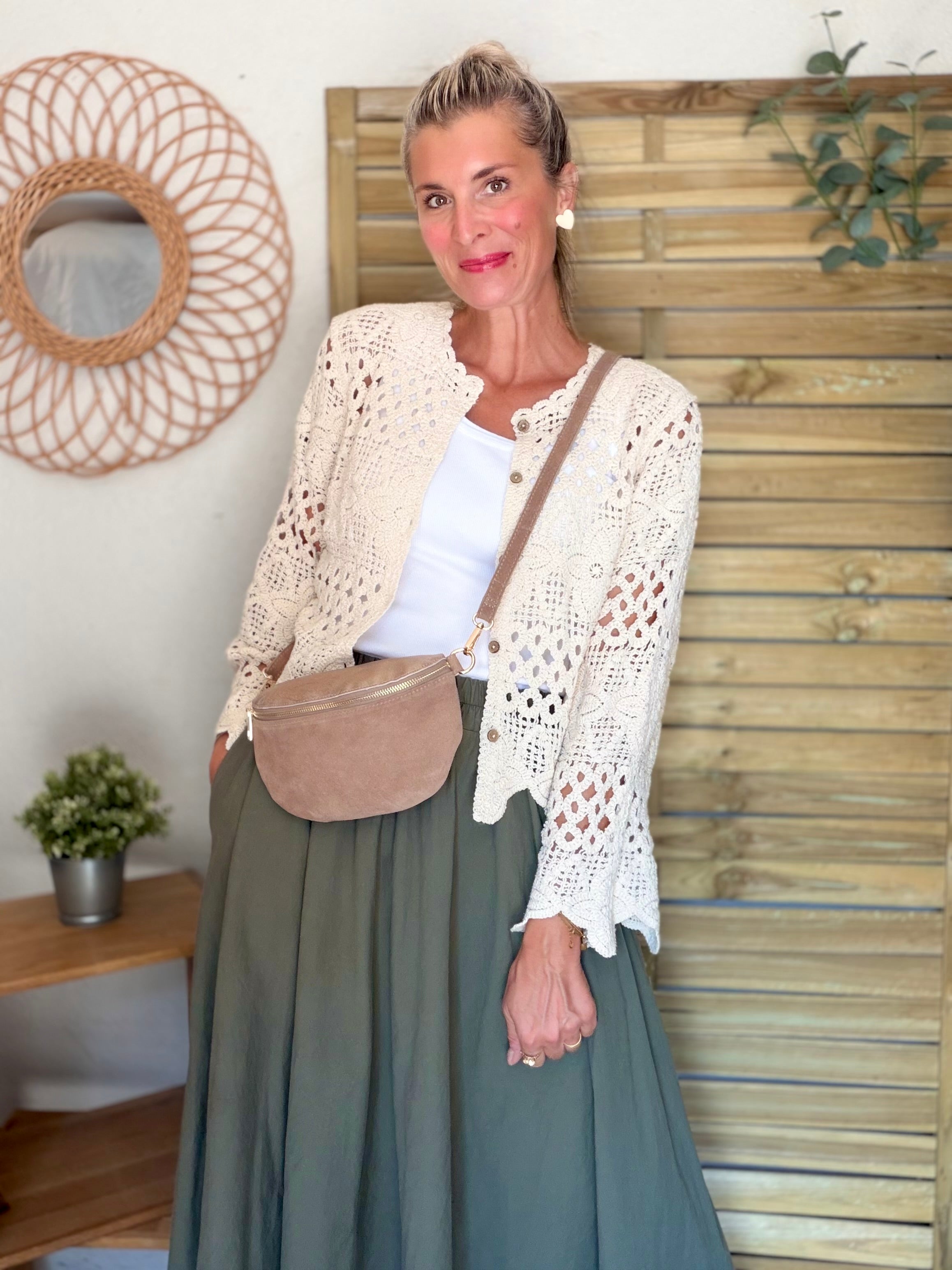 ⚡️ ARRIVAGE - Gilet en crochet PACOME écru