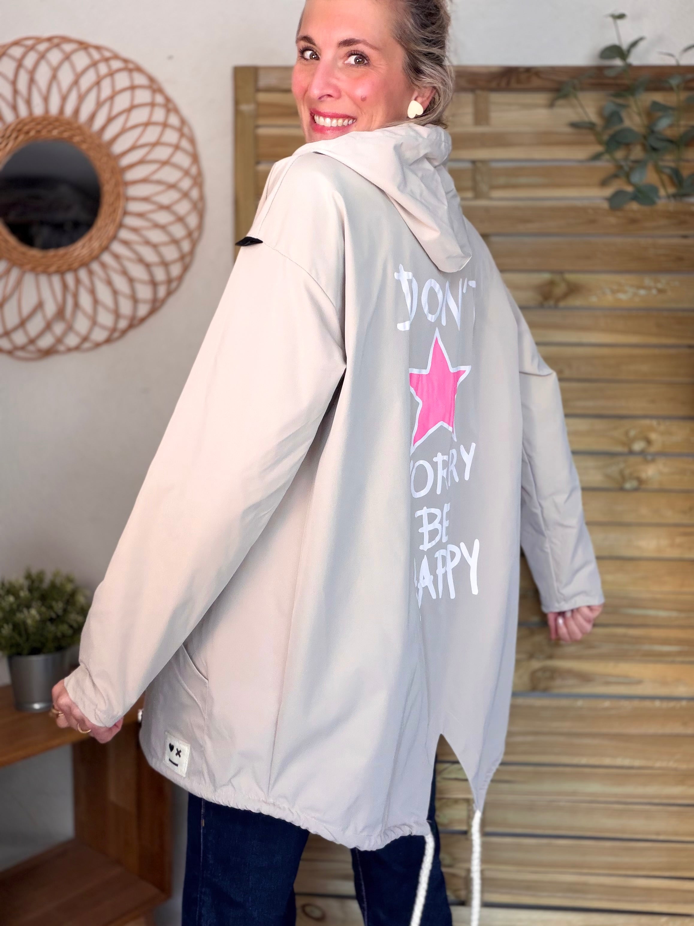 Veste Coupe vent long LESLIE - Beige