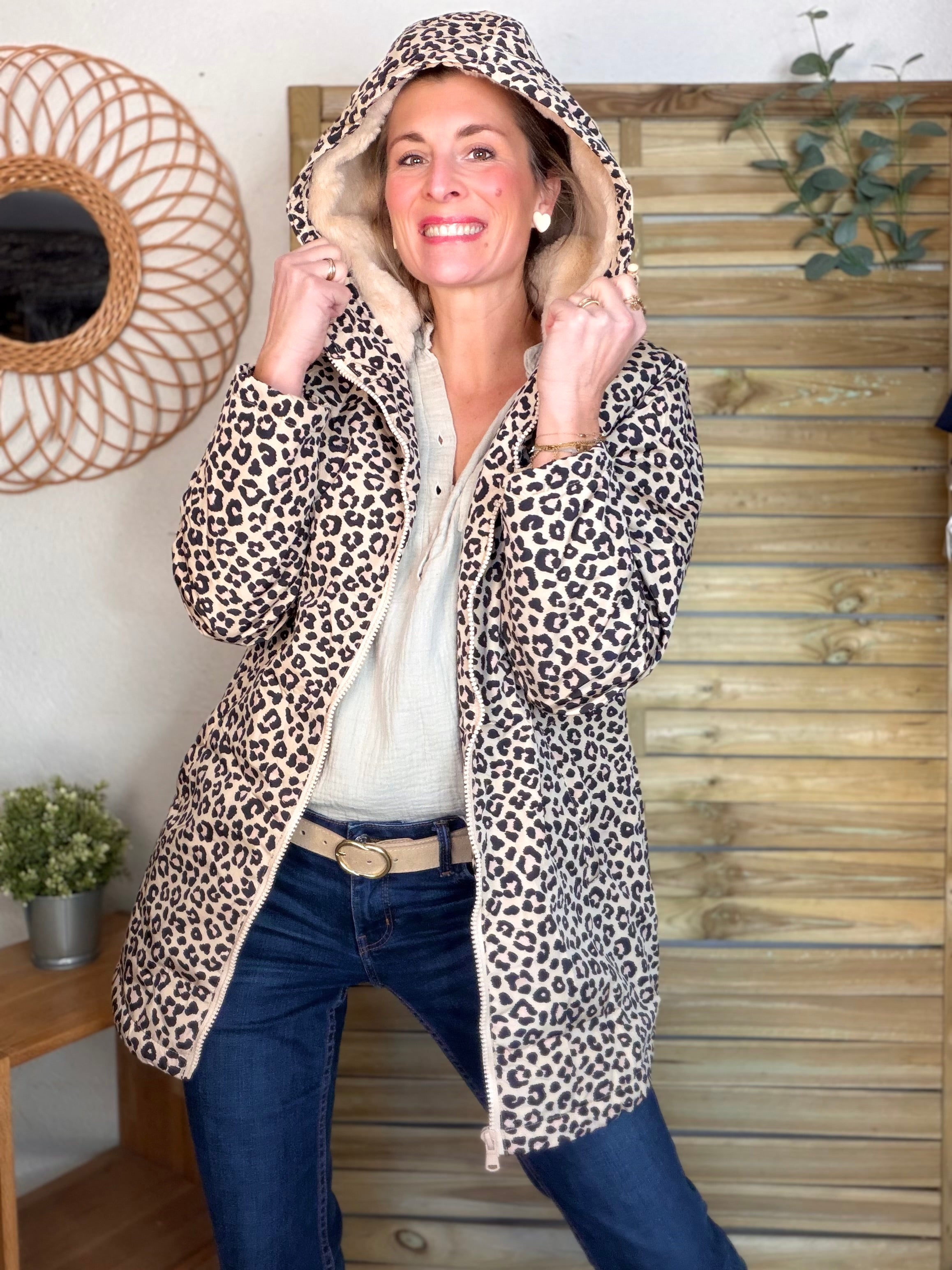 ⚡️ ARRIVAGE - Parka Imperméable fourré ALICE - Léo beige