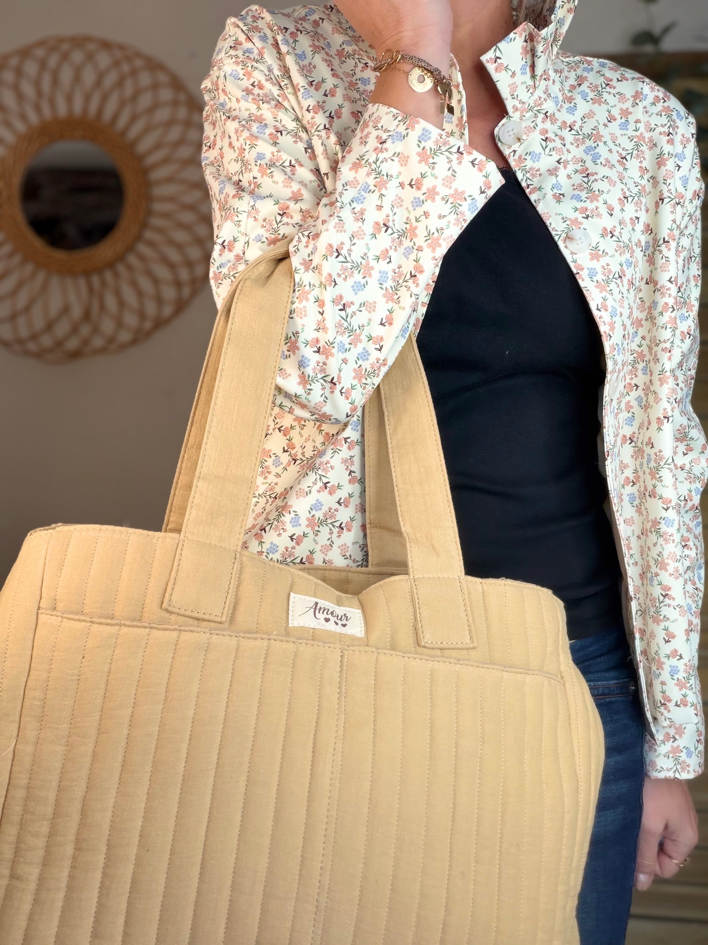 Sac week-end / à langer ANTONIN Sable