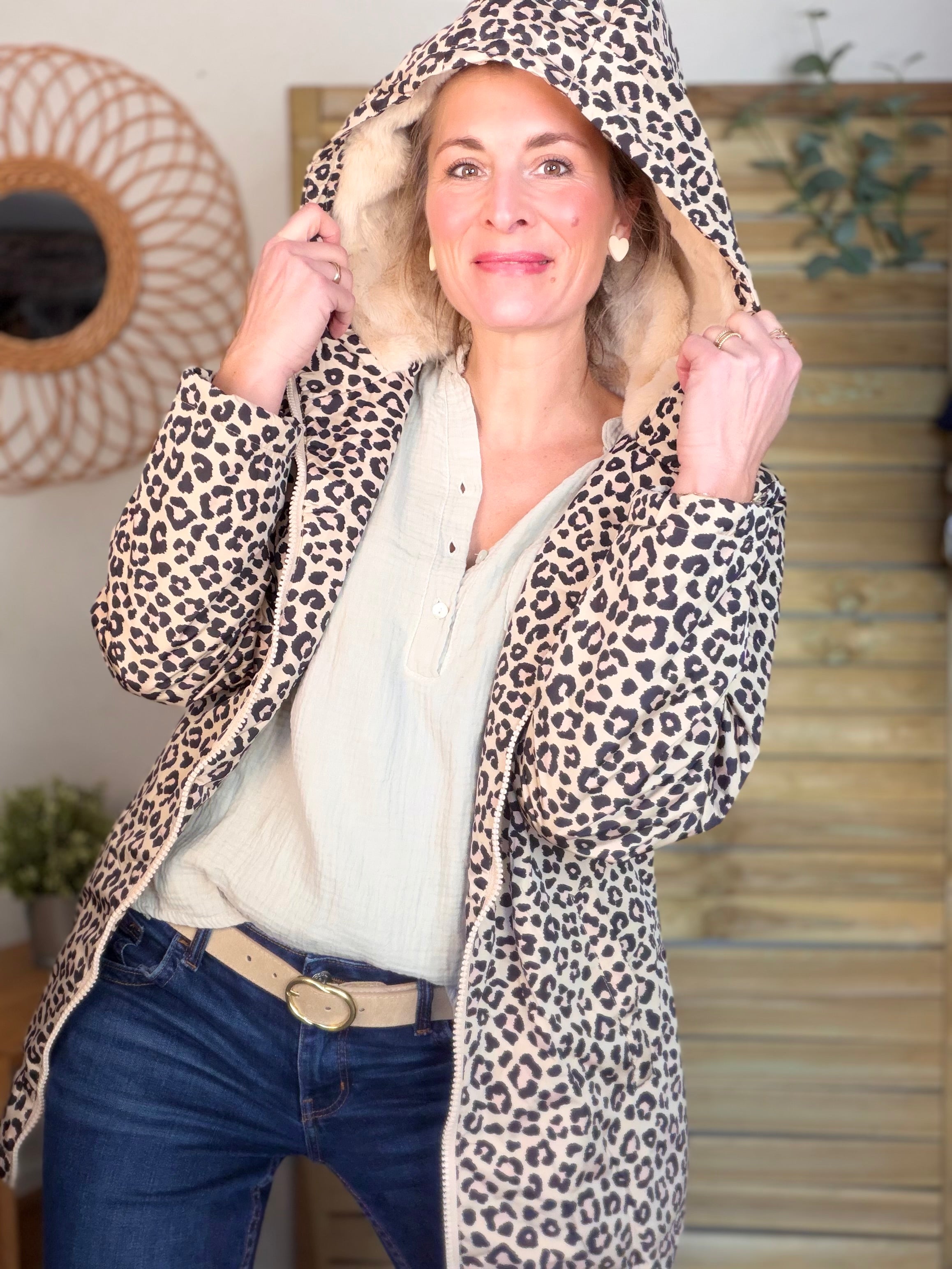 ⚡️ ARRIVAGE - Parka Imperméable fourré ALICE - Léo beige