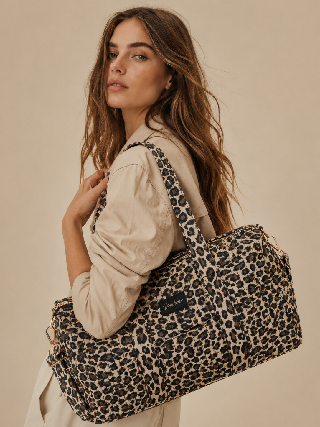 Sac polochon imprimé Léo Bonheur NOA