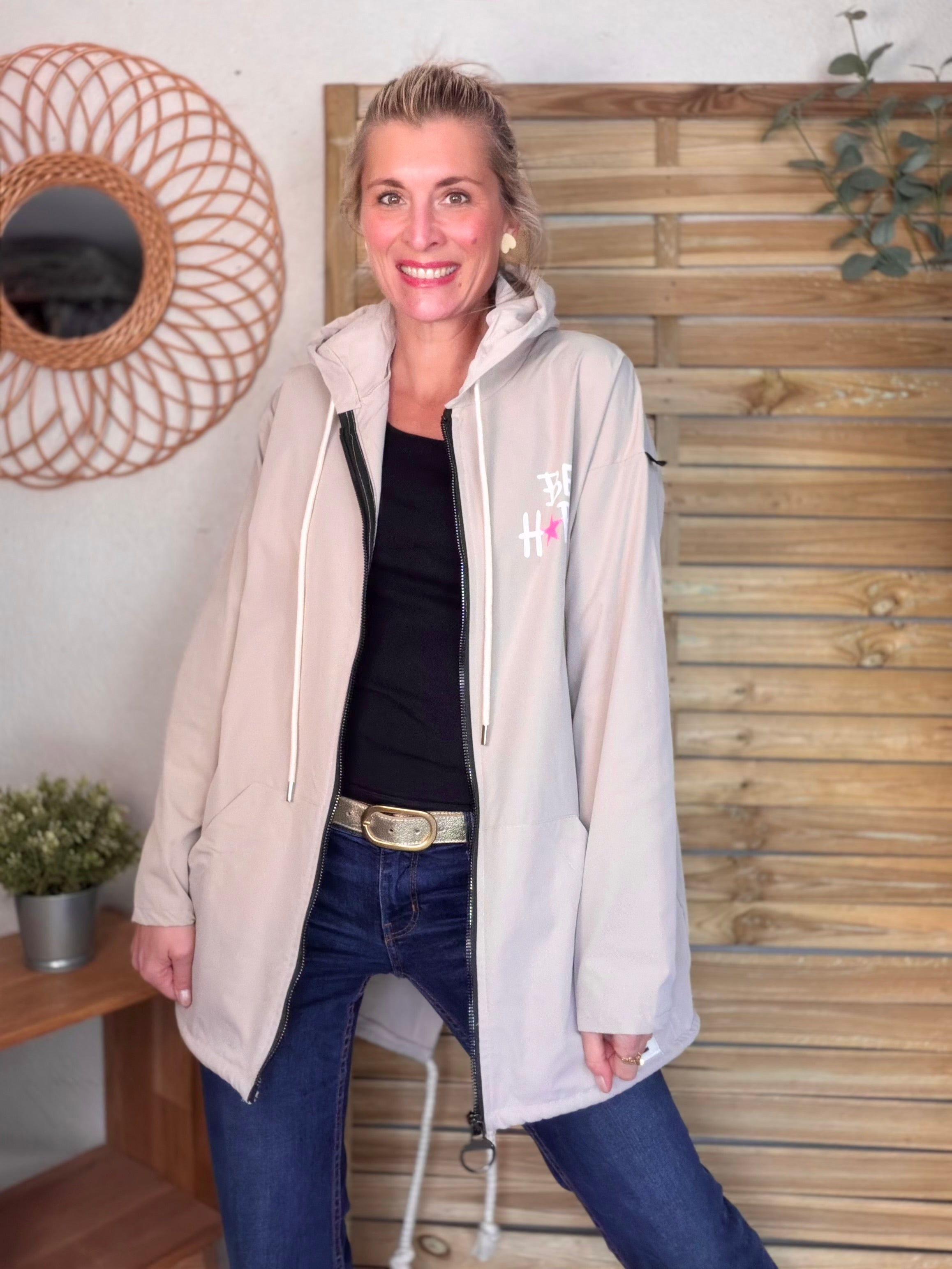 Veste Coupe vent long LESLIE - Beige