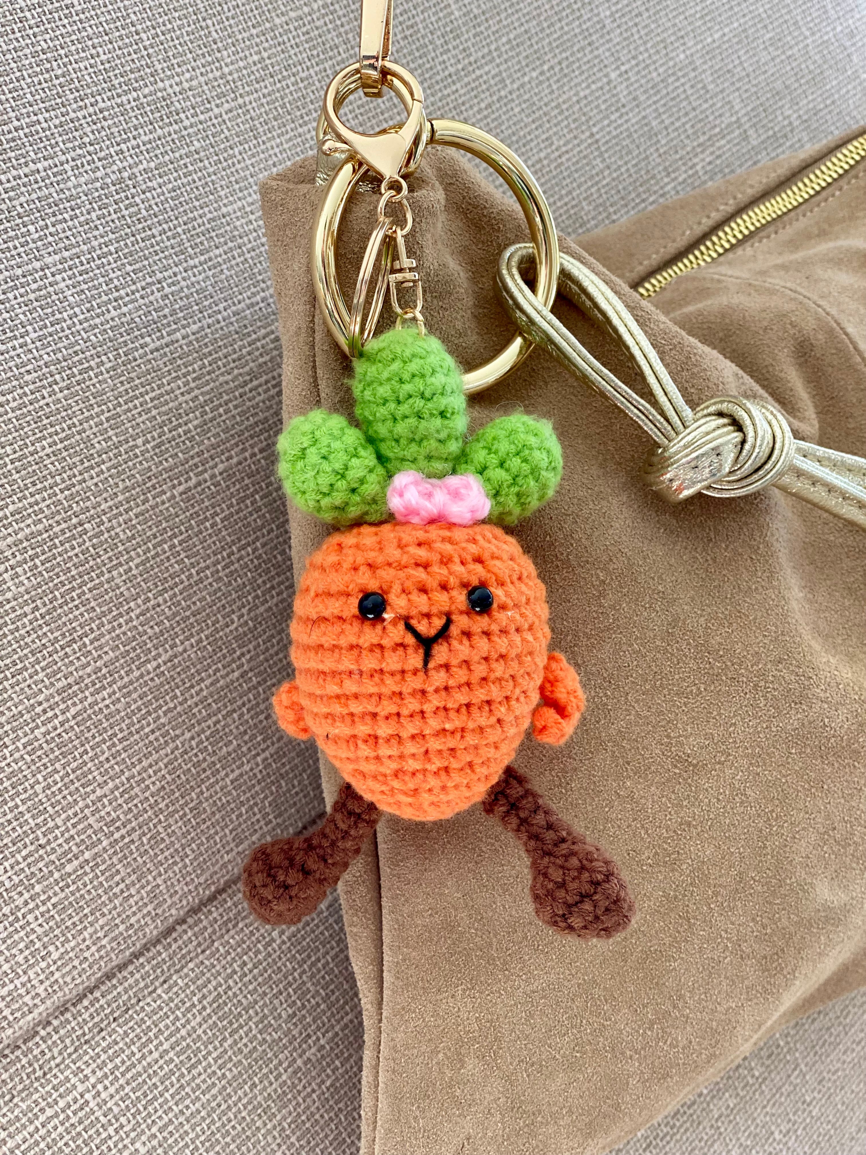 Porte-clefs Grigri en crochet ANATOLE