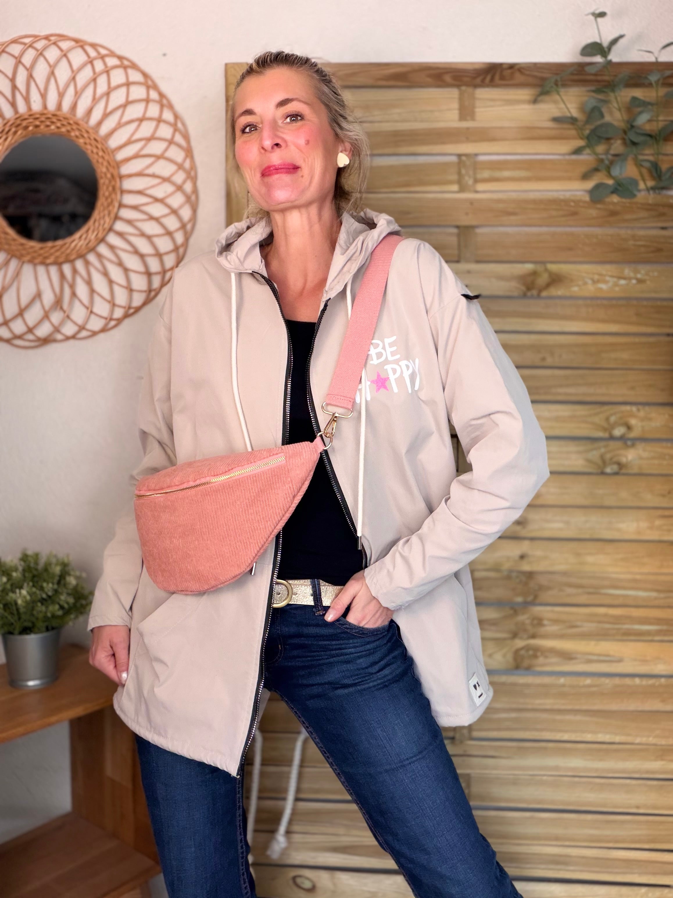 Veste Coupe vent long LESLIE - Beige