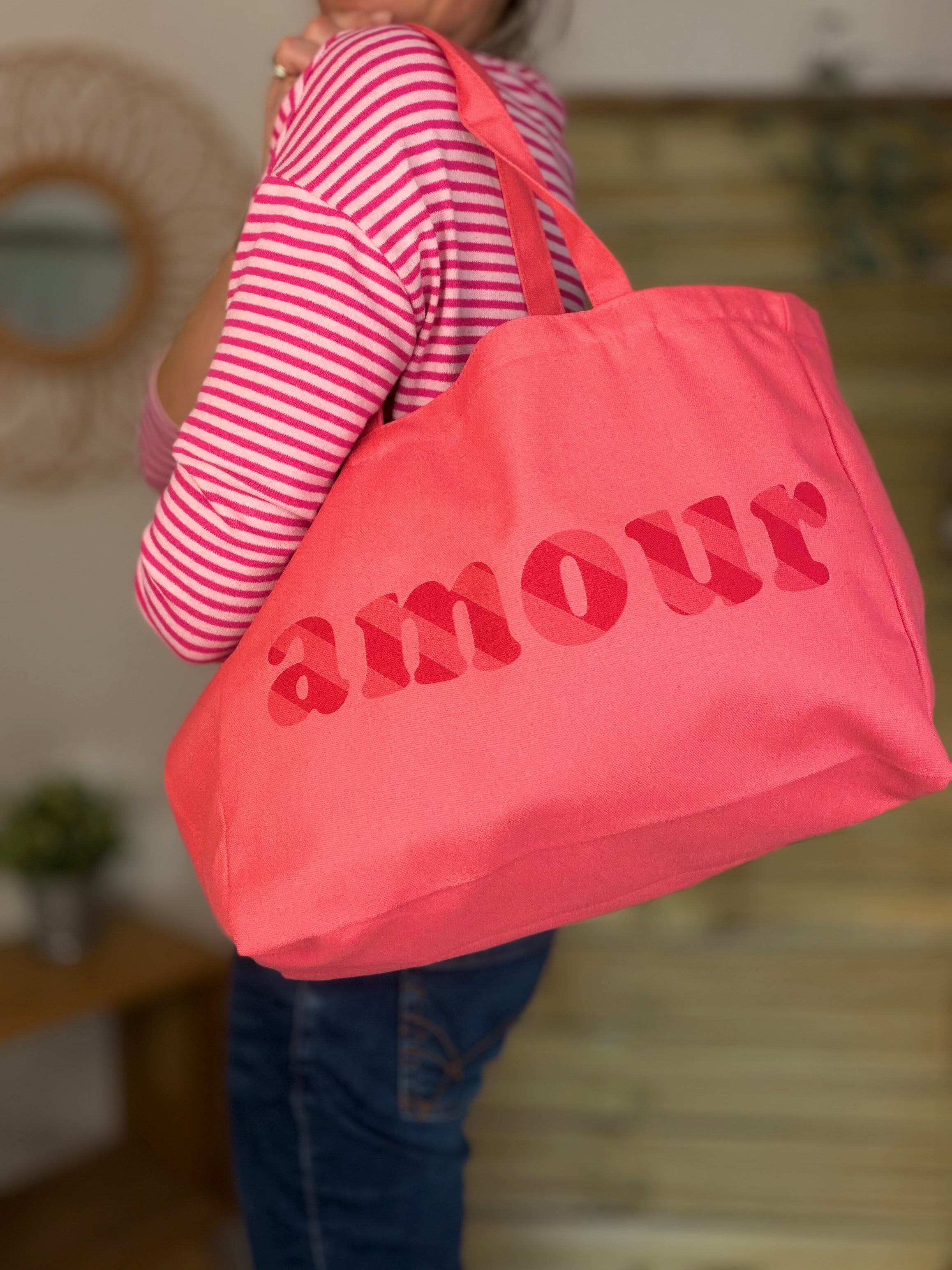 Grand cabas Tote bag amour BELLY