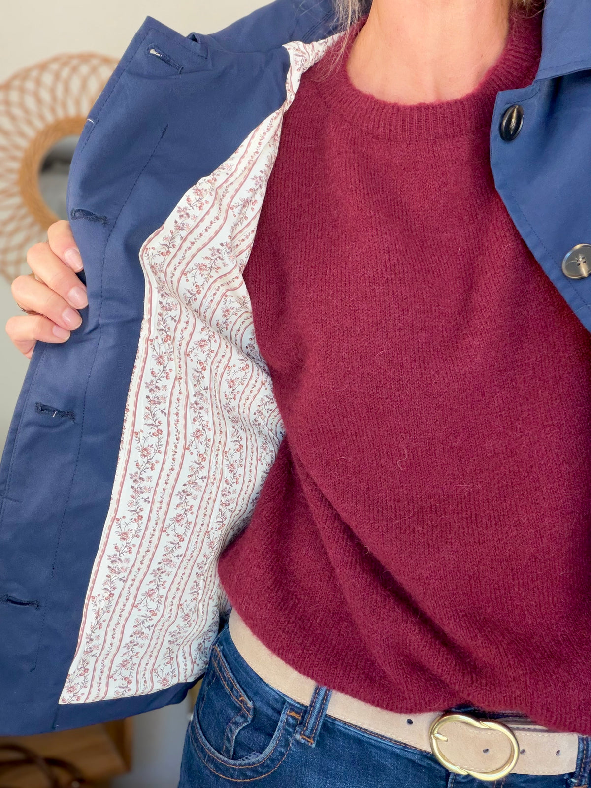 Veste Trench avec Liberty - MADELEINE Bleu marine