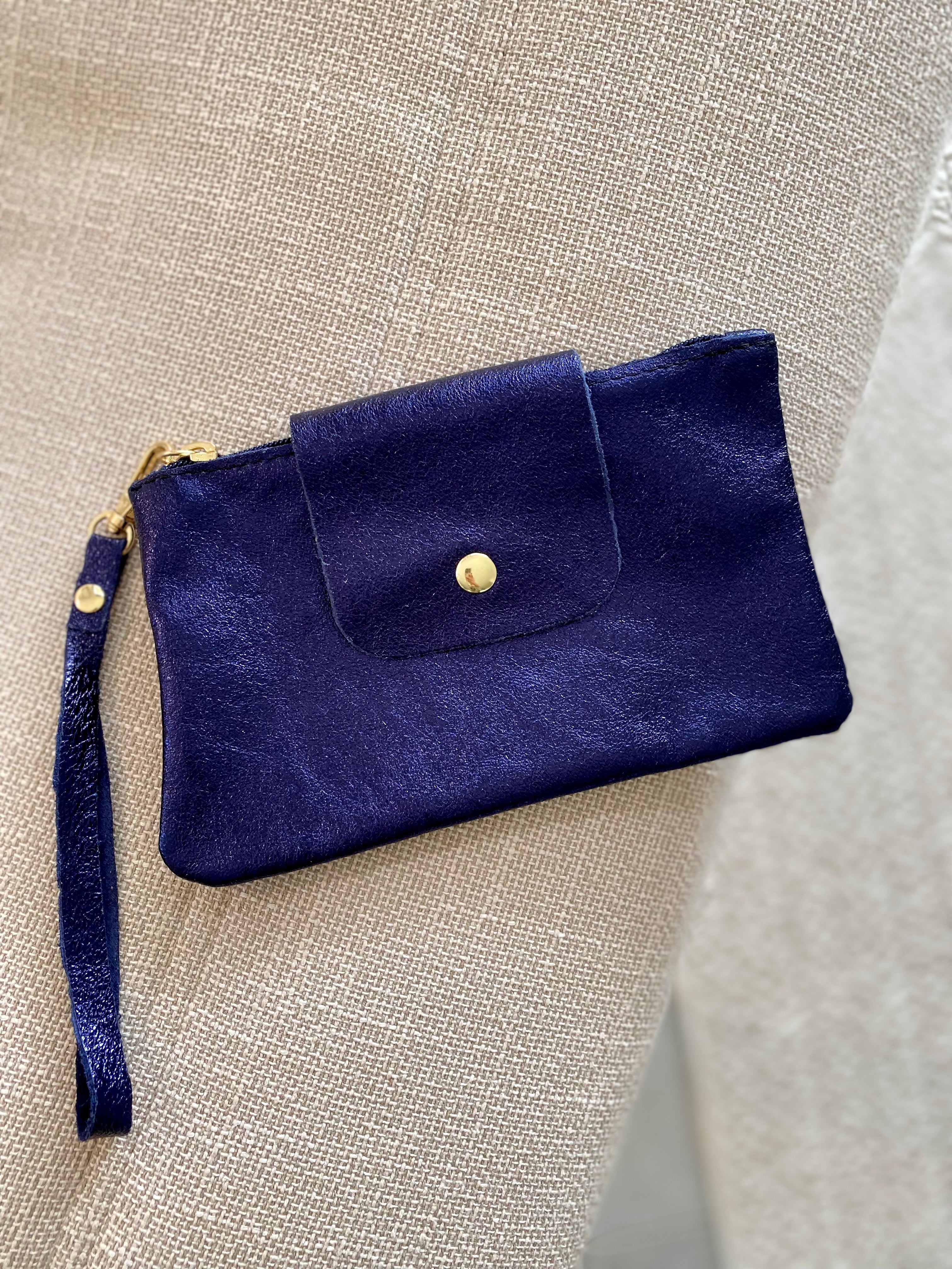 Pochette à main en cuir - BERTILLE