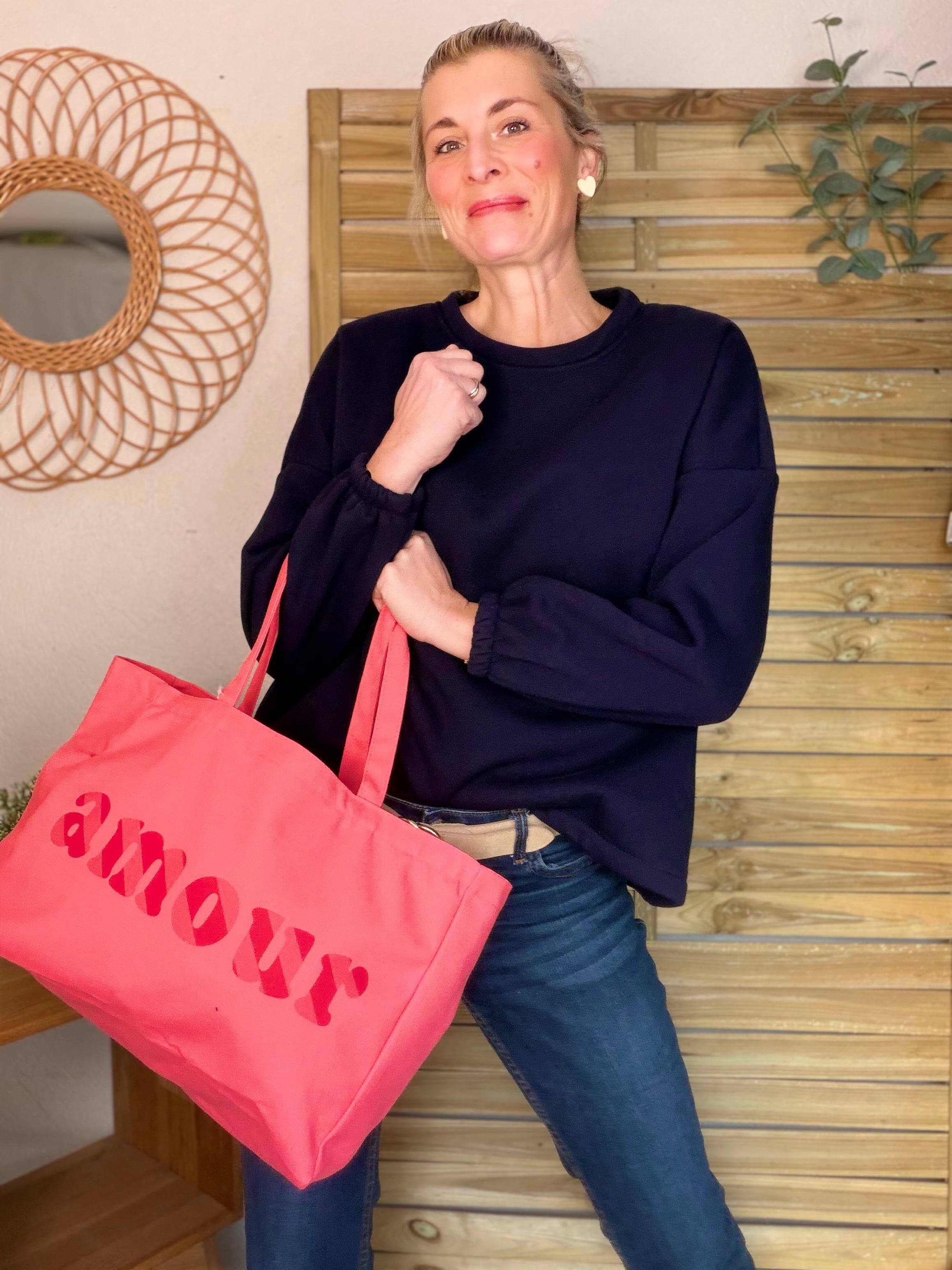 Grand cabas Tote bag amour BELLY