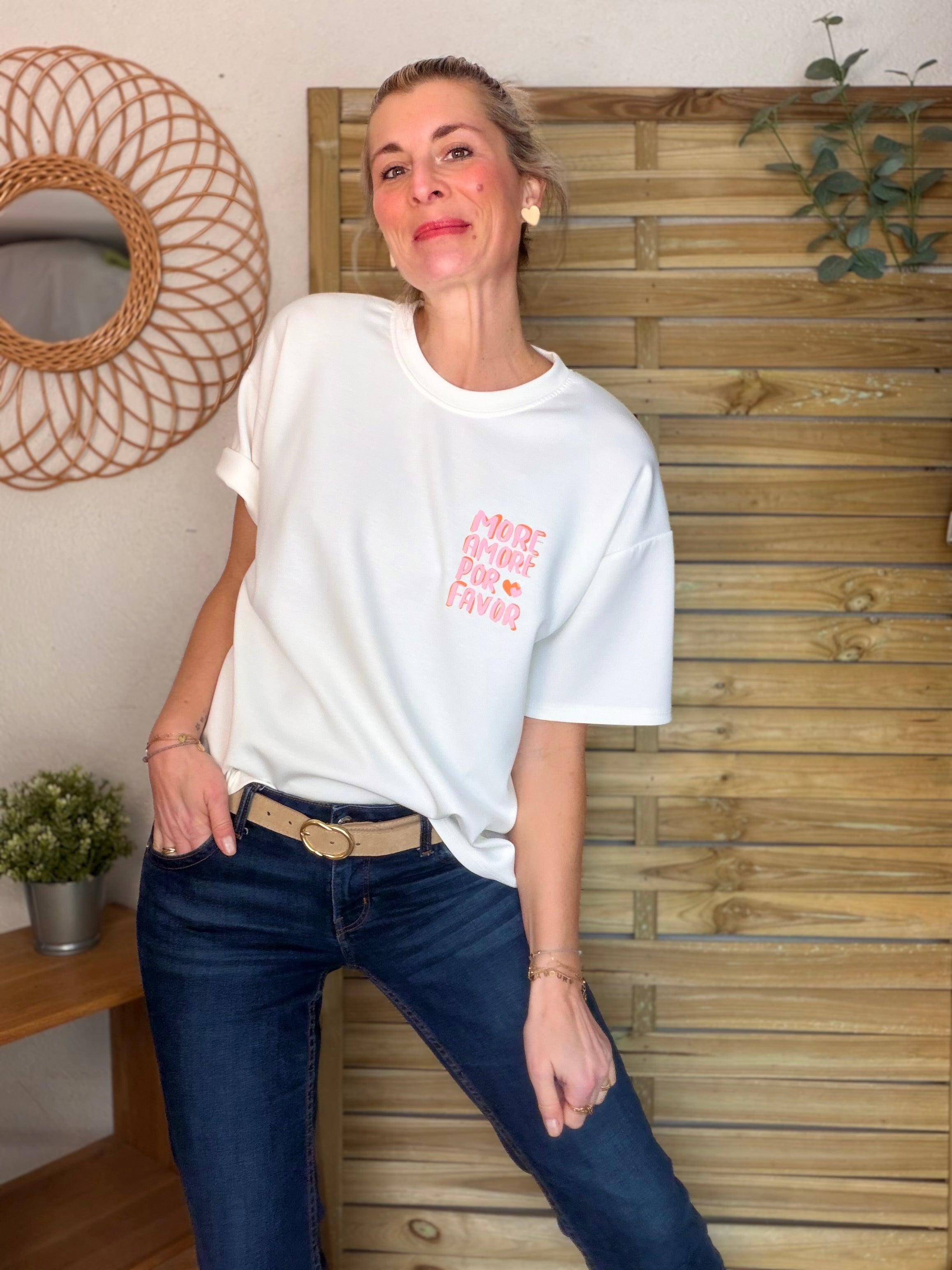 Tee shirt MORE AMOR - THÉA