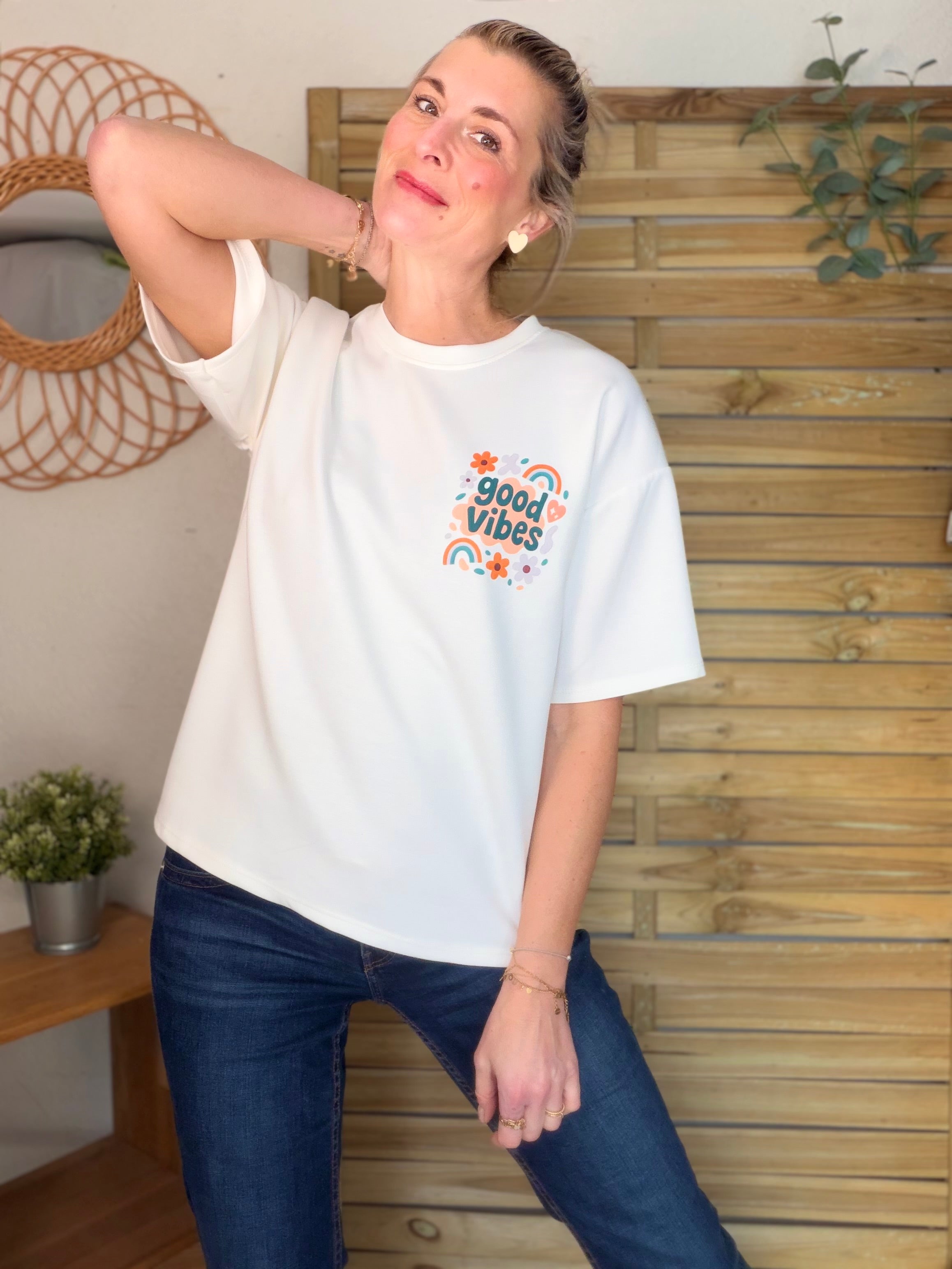 Tee shirt GOOD VIBES - THÉA