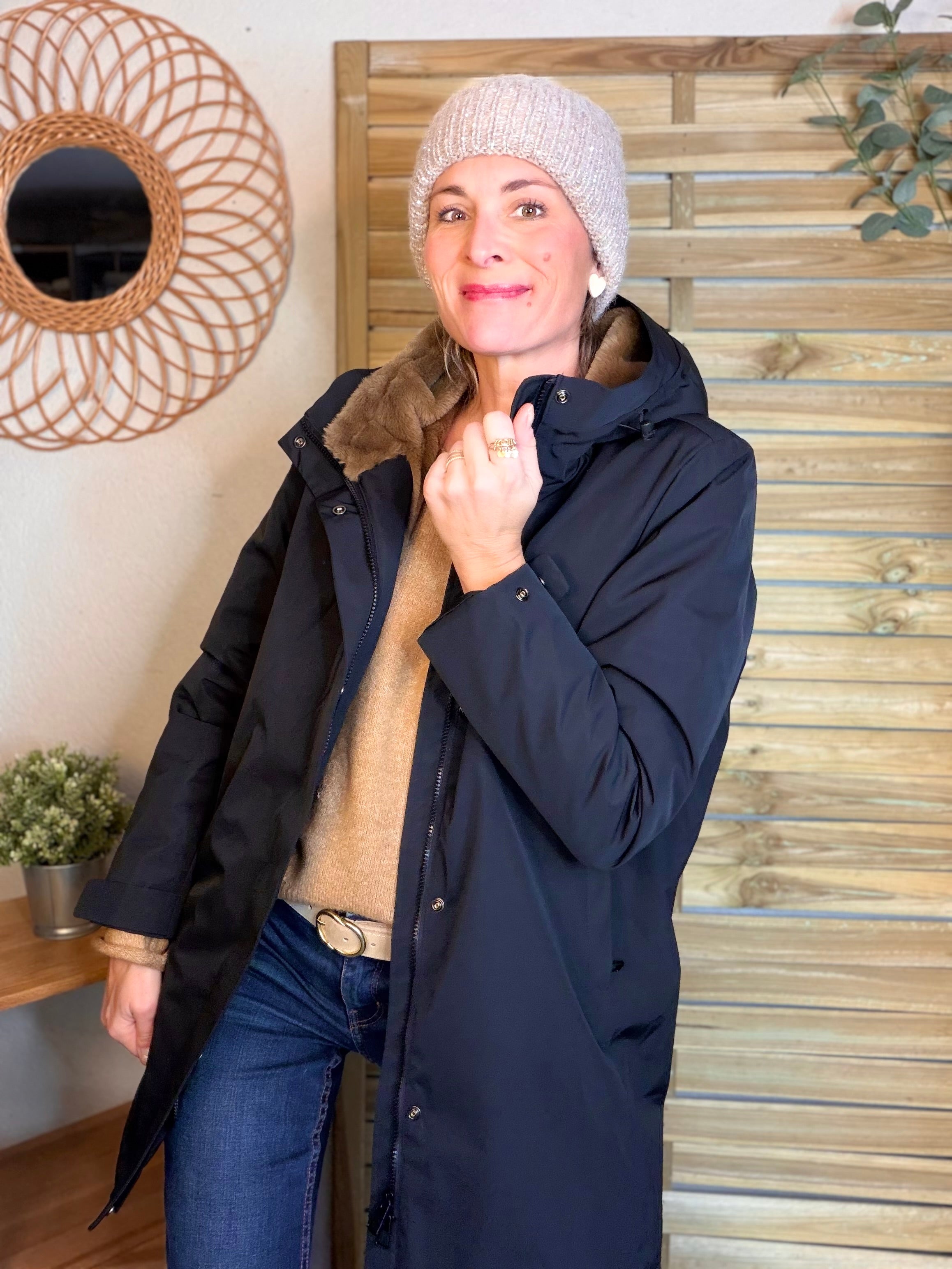 Bonnet en laine avec sequins ÉLOI