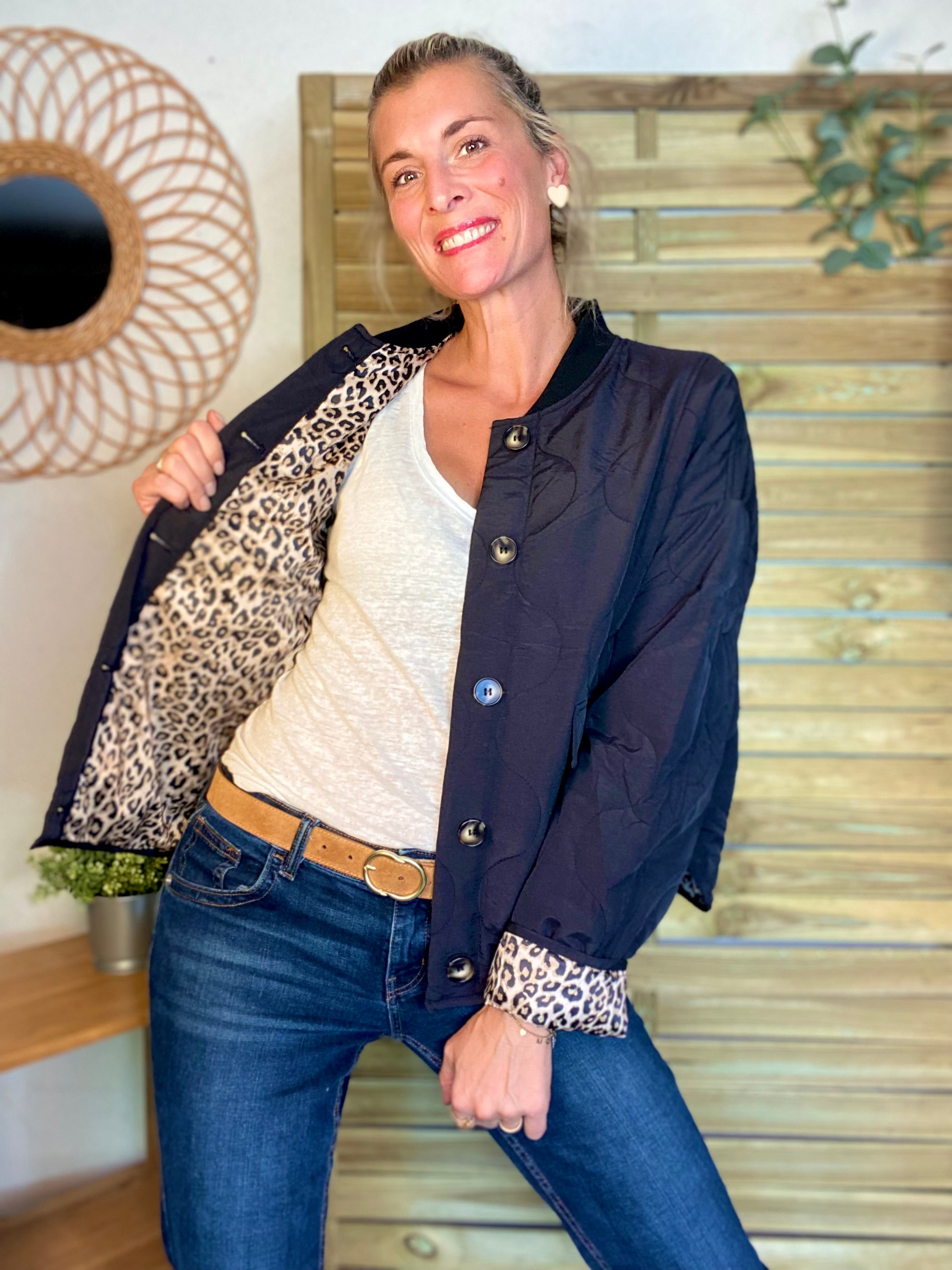 ⚡️ PÉPITES FRIDAY - Veste matelassée noir/léo HARPER