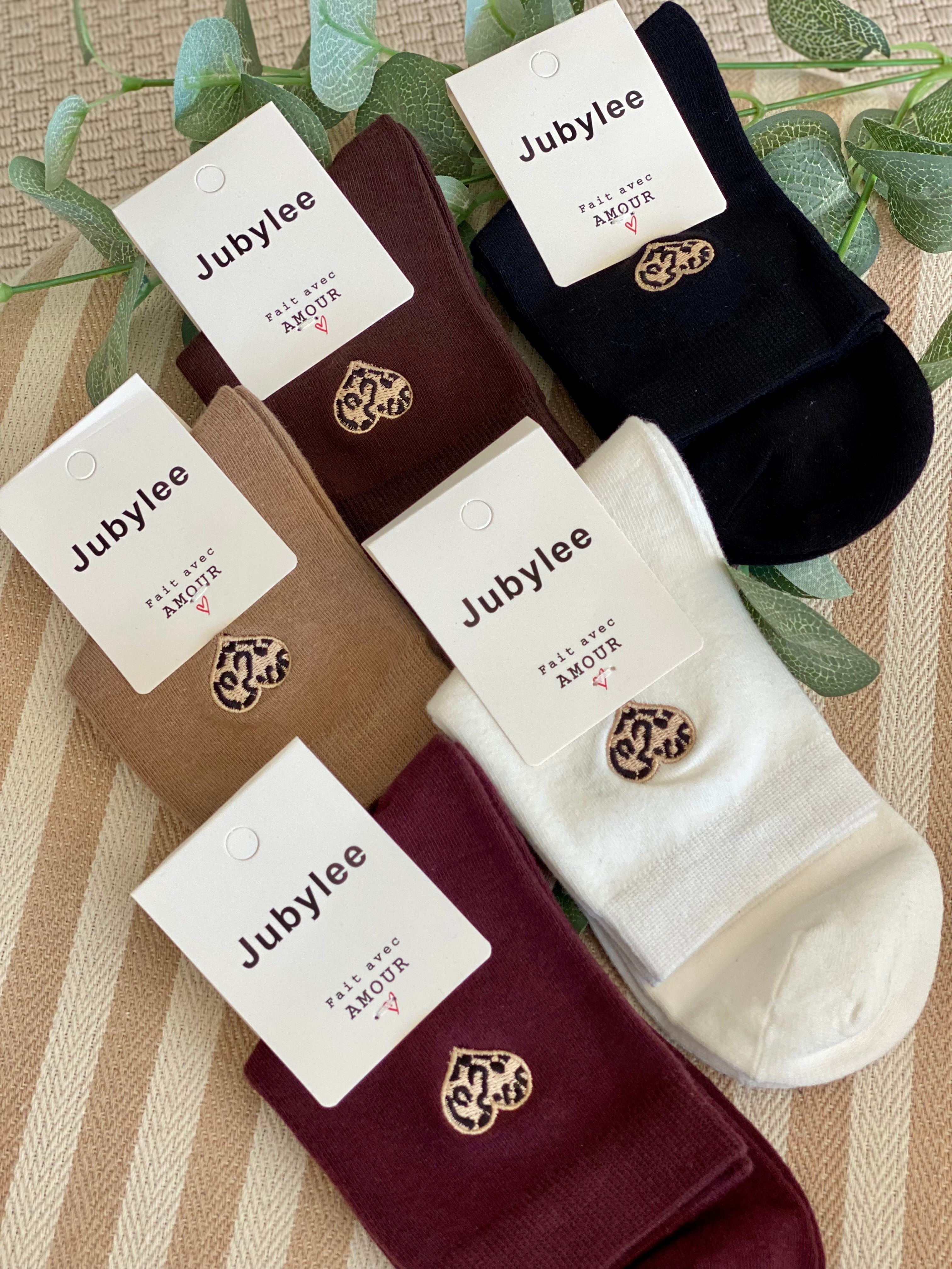 Chaussettes Coeur Léo 🐆 SANDY