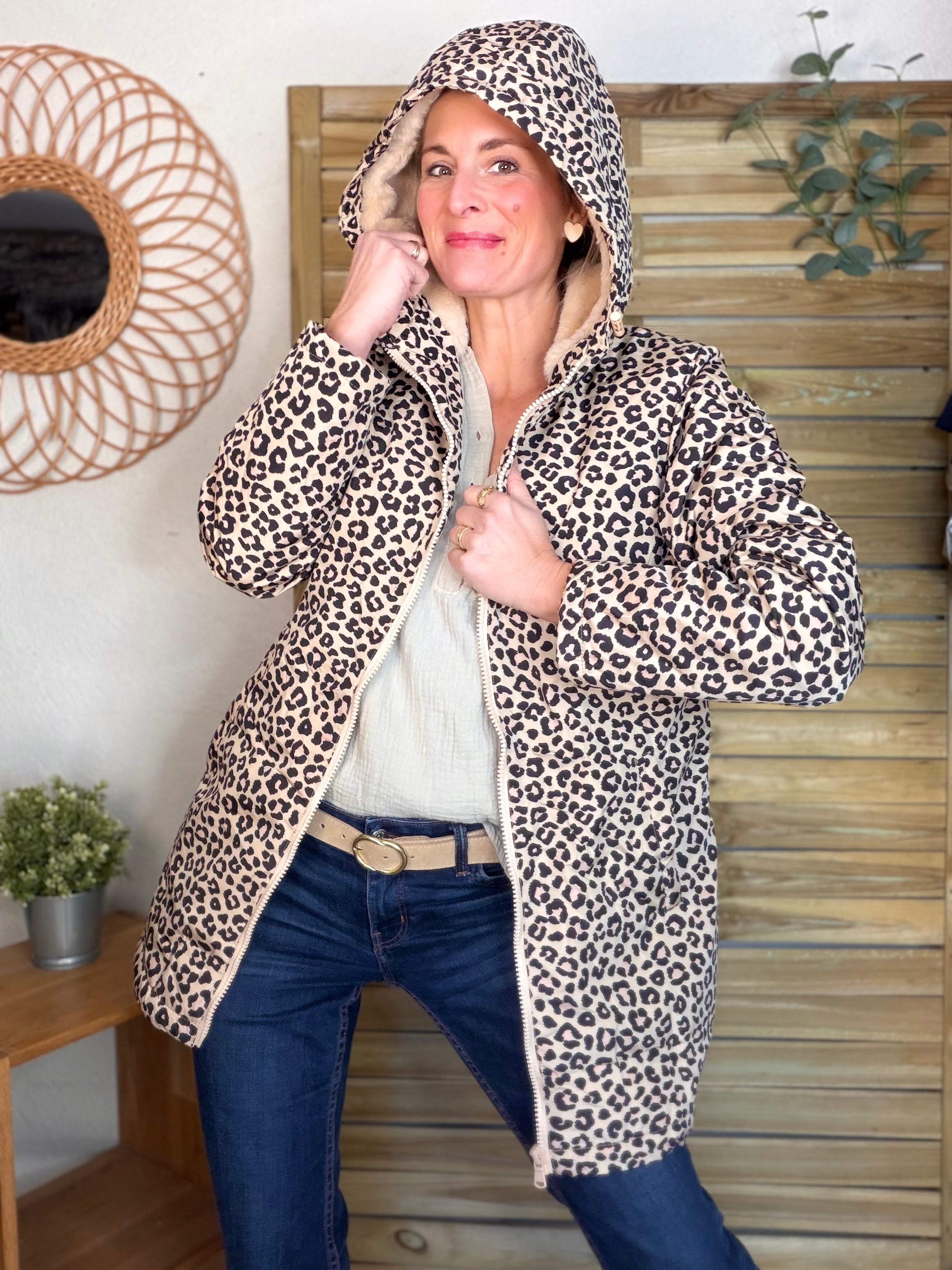 ⚡️ ARRIVAGE - Parka Imperméable fourré ALICE - Léo beige