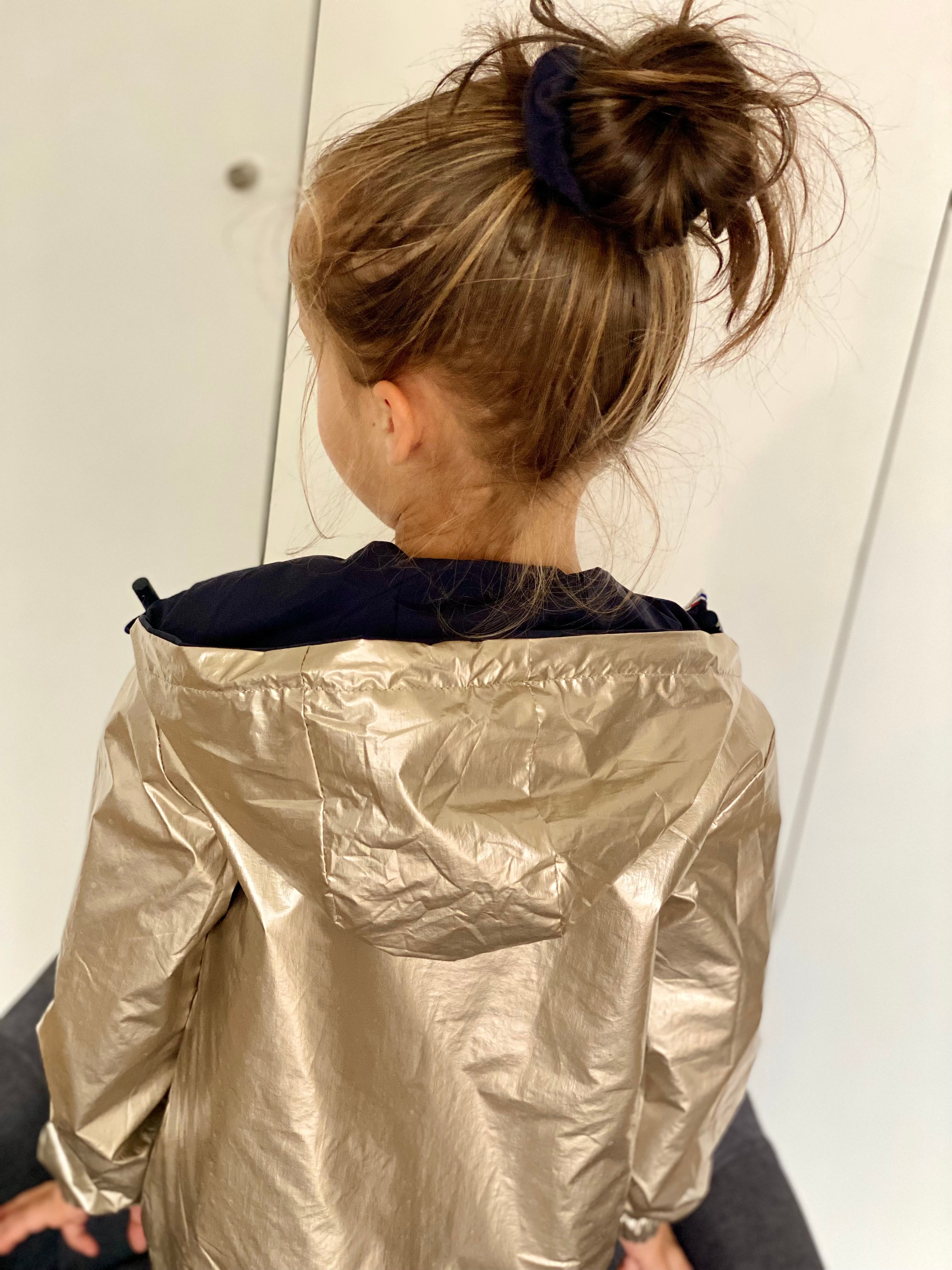 Veste Imperméable réversible mixte GARANCE KIDS - Marine / Doré