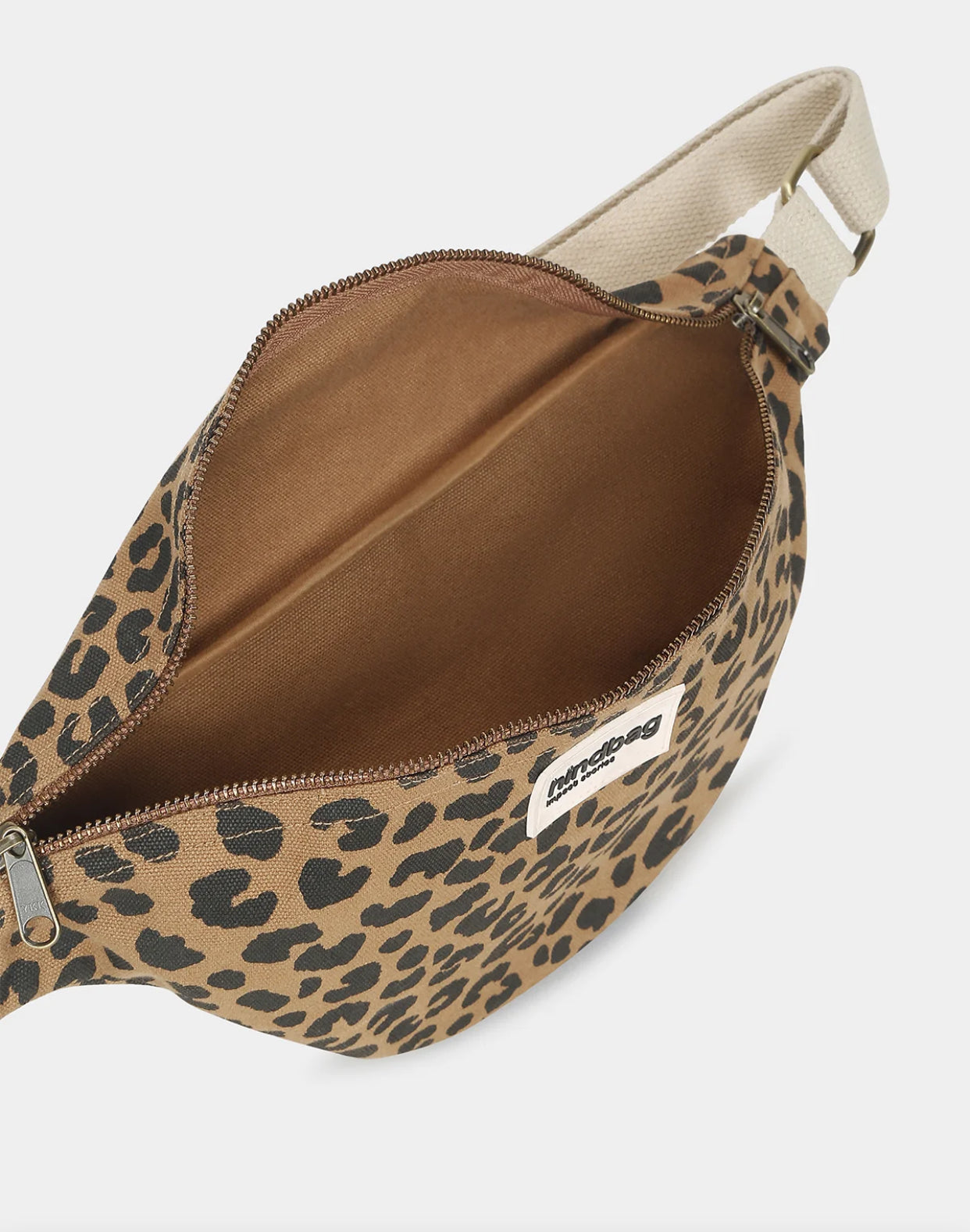 Sac banane HINDBAG Olivia Léo Cannelle 🐆💜