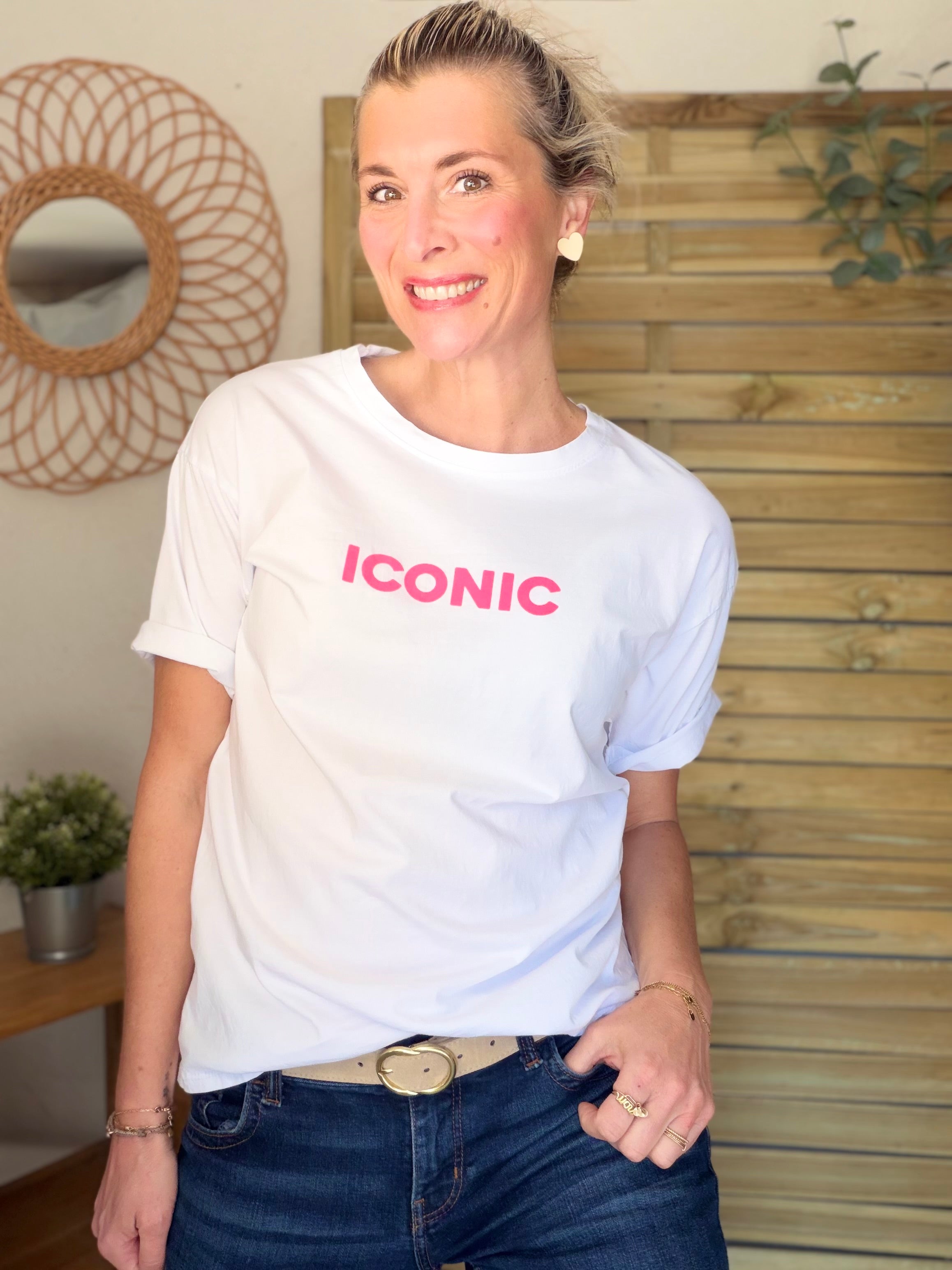 Tee shirt ICONIC DANA Blanc
