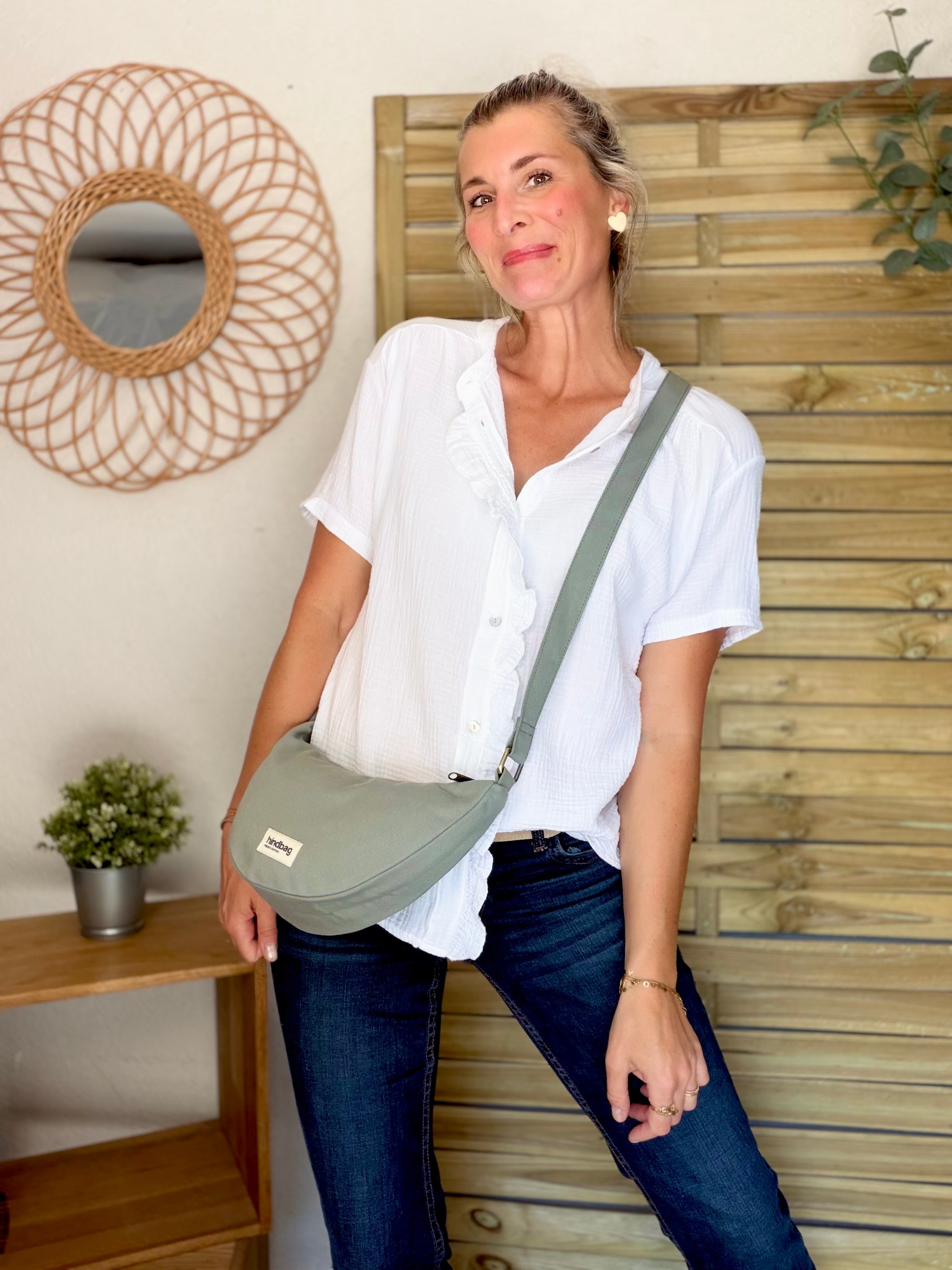 Blouse en gaze de coton ANAËLLE Blanc