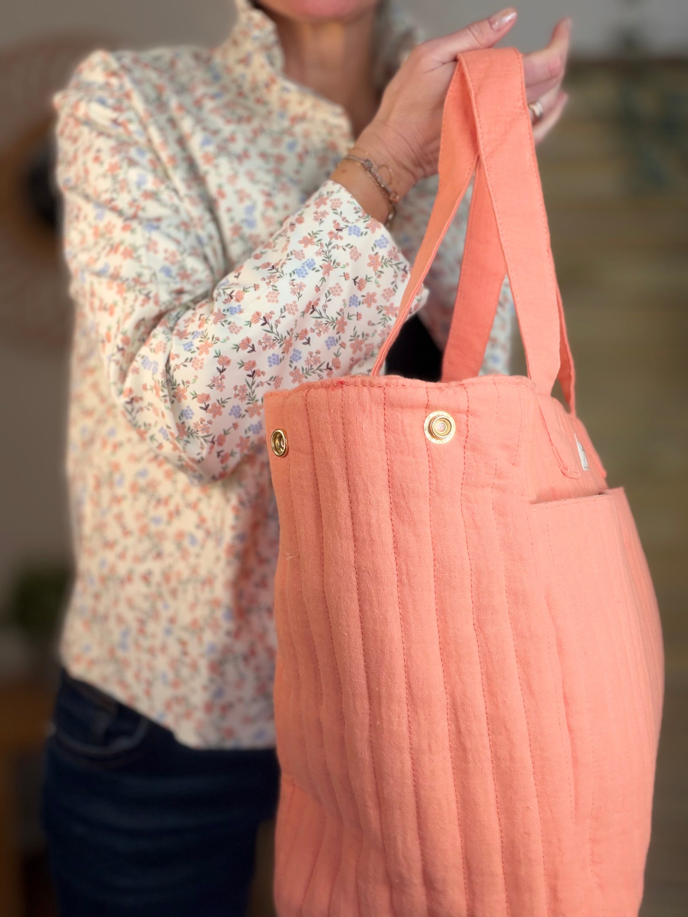 Sac week-end / à langer ANTONIN Corail