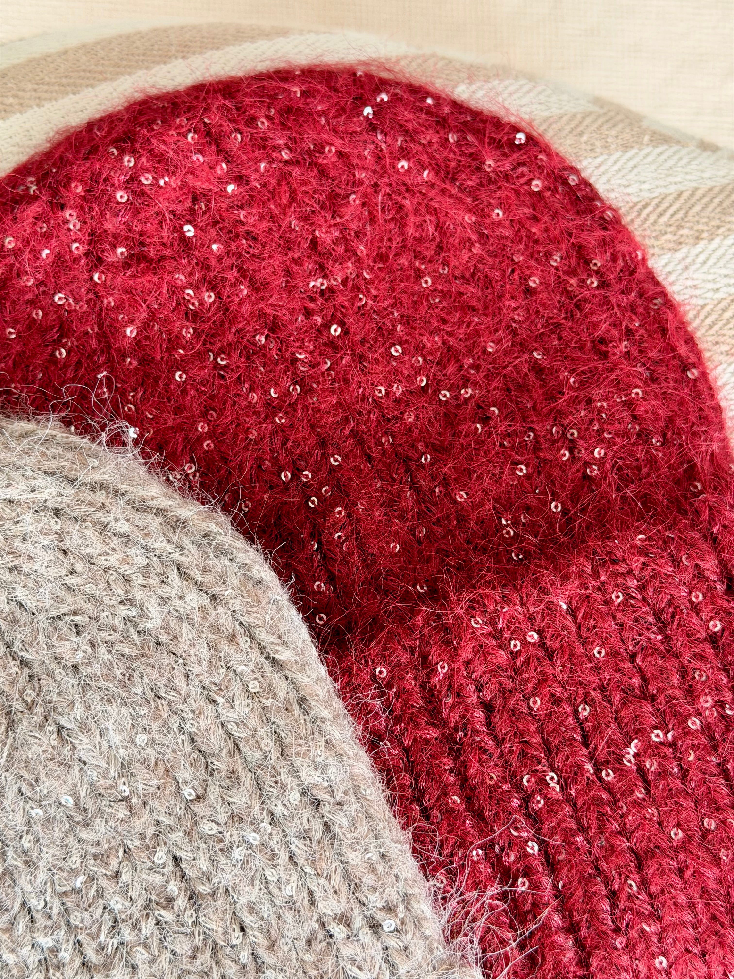 Bonnet en laine avec sequins ÉLOI