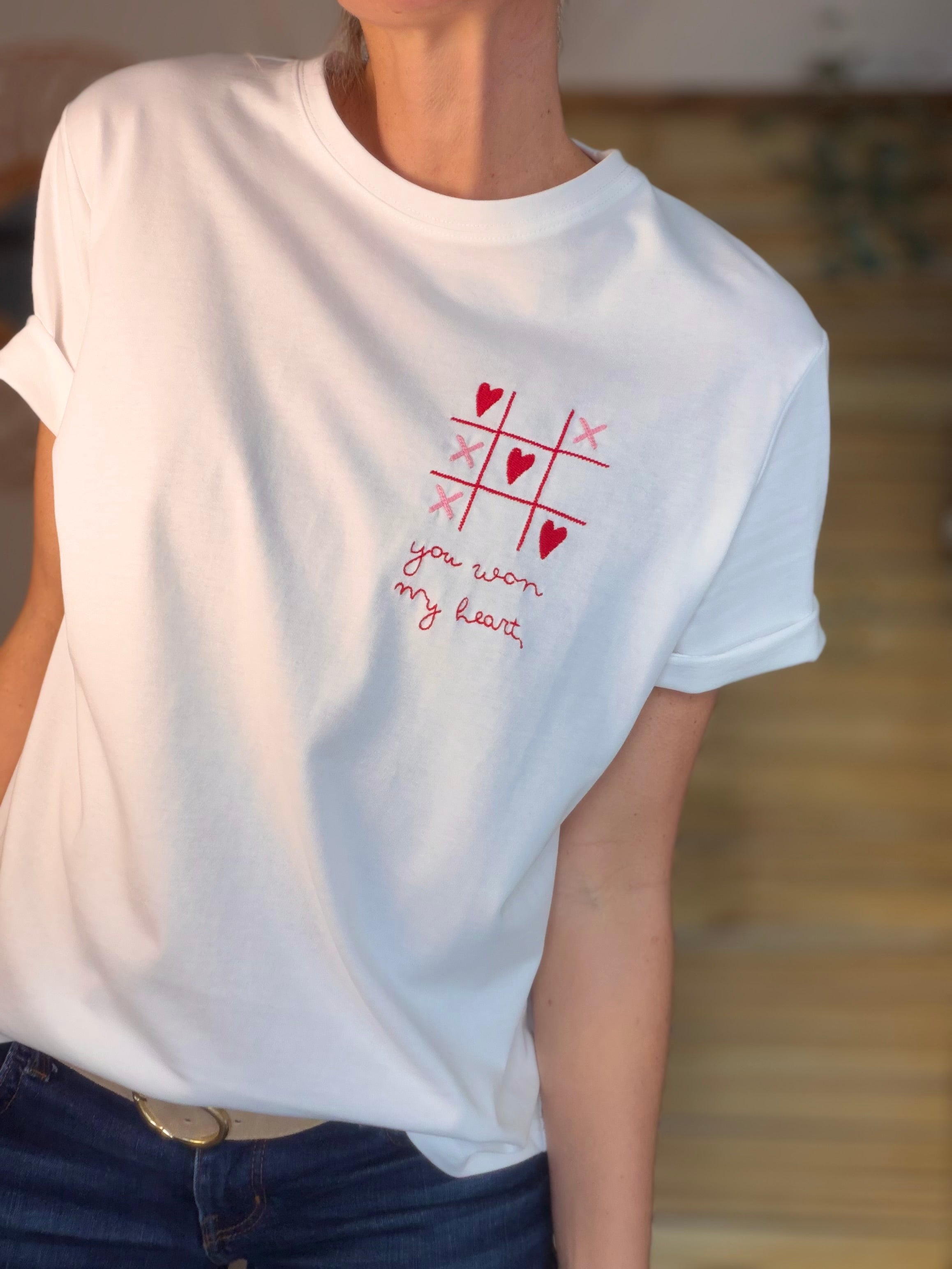 Tee shirt YOU WON MY HEART - MORAG