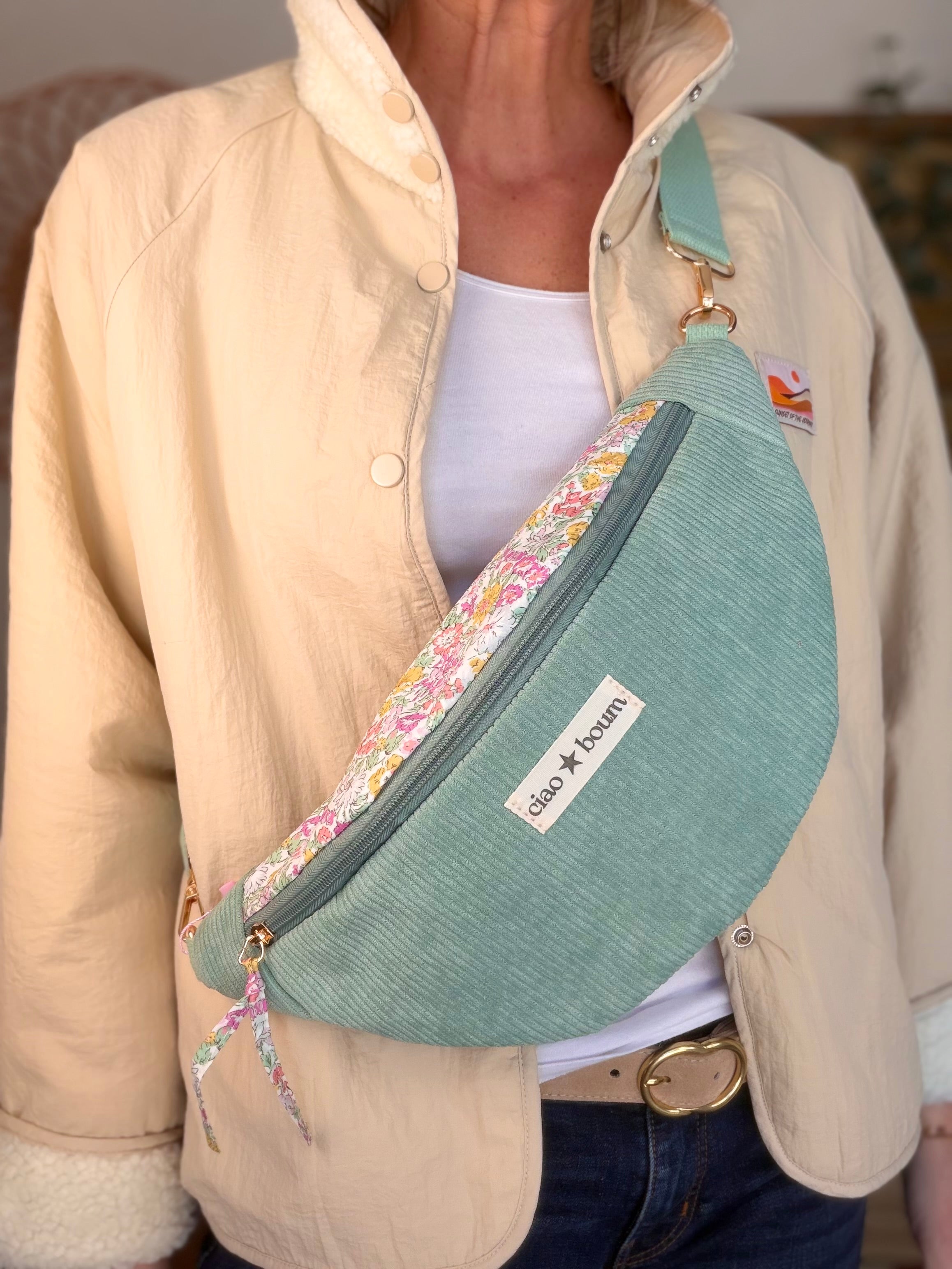 Sac banane Ciao Boum - IVY Liberty - Vert d’eau