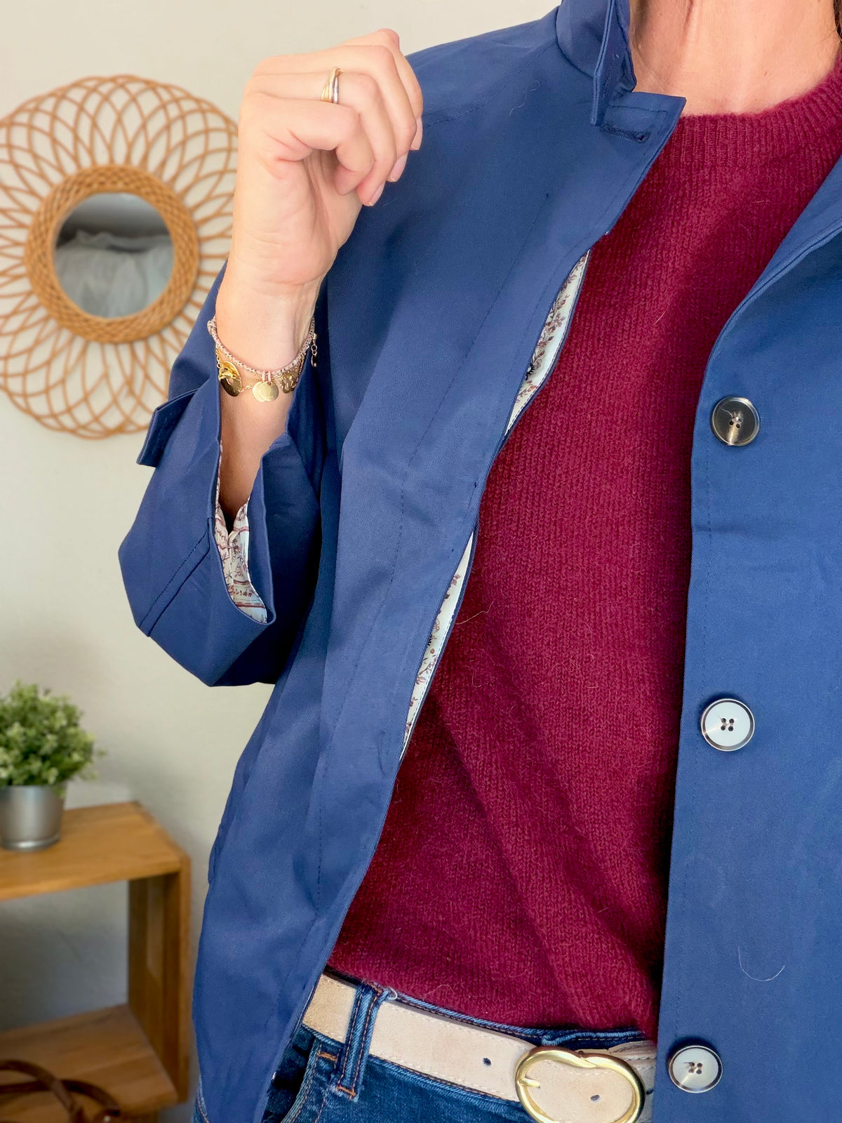 Veste Trench avec Liberty - MADELEINE Bleu marine