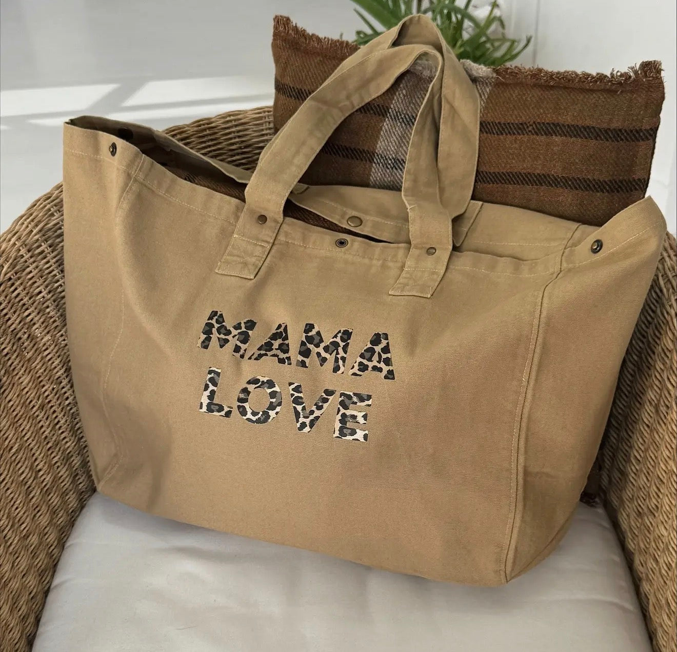 Sac week end MAMA LOVE Sable - Marcel et Lily