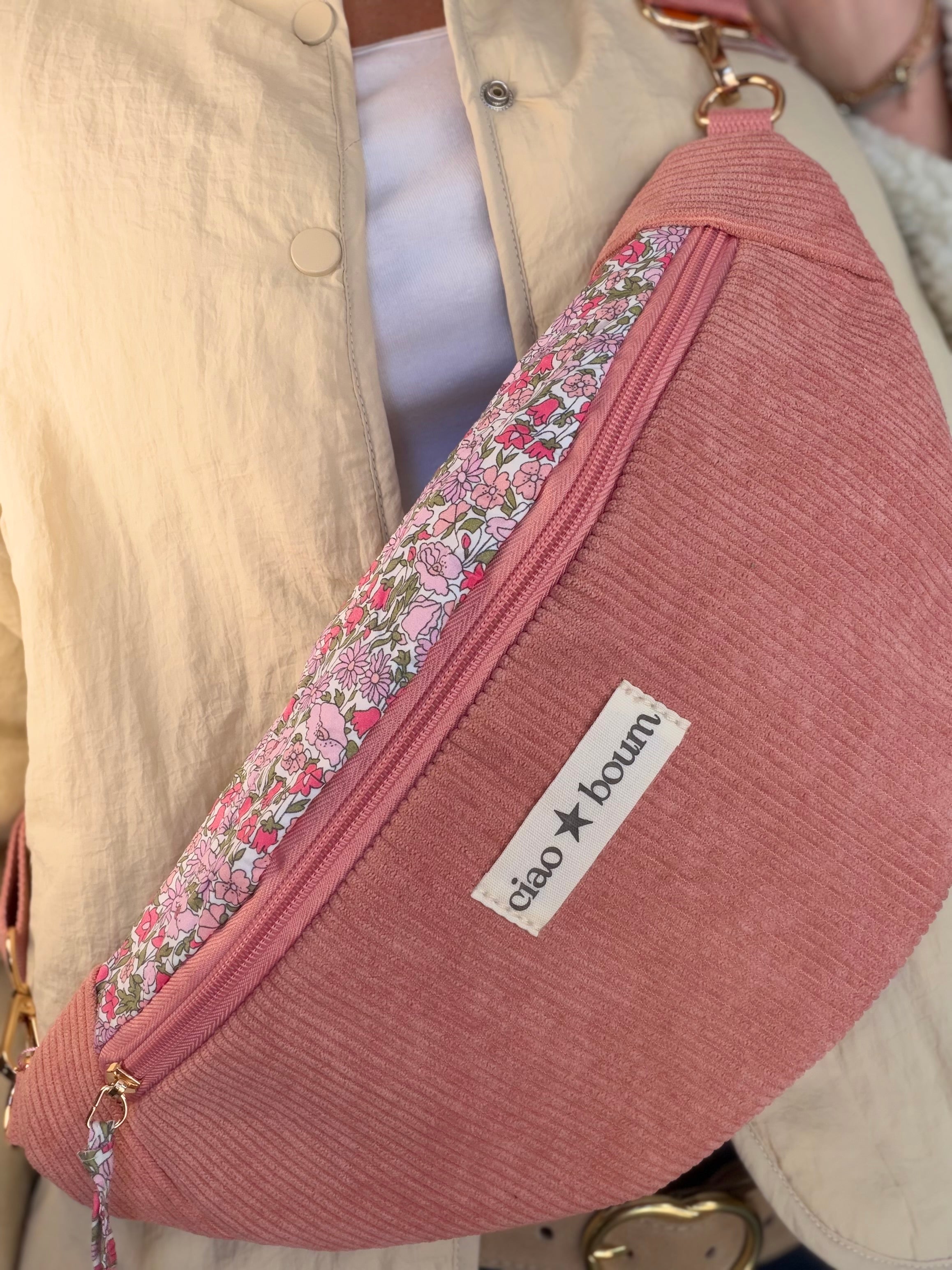 Sac banane Ciao Boum - IVY Liberty - Rose