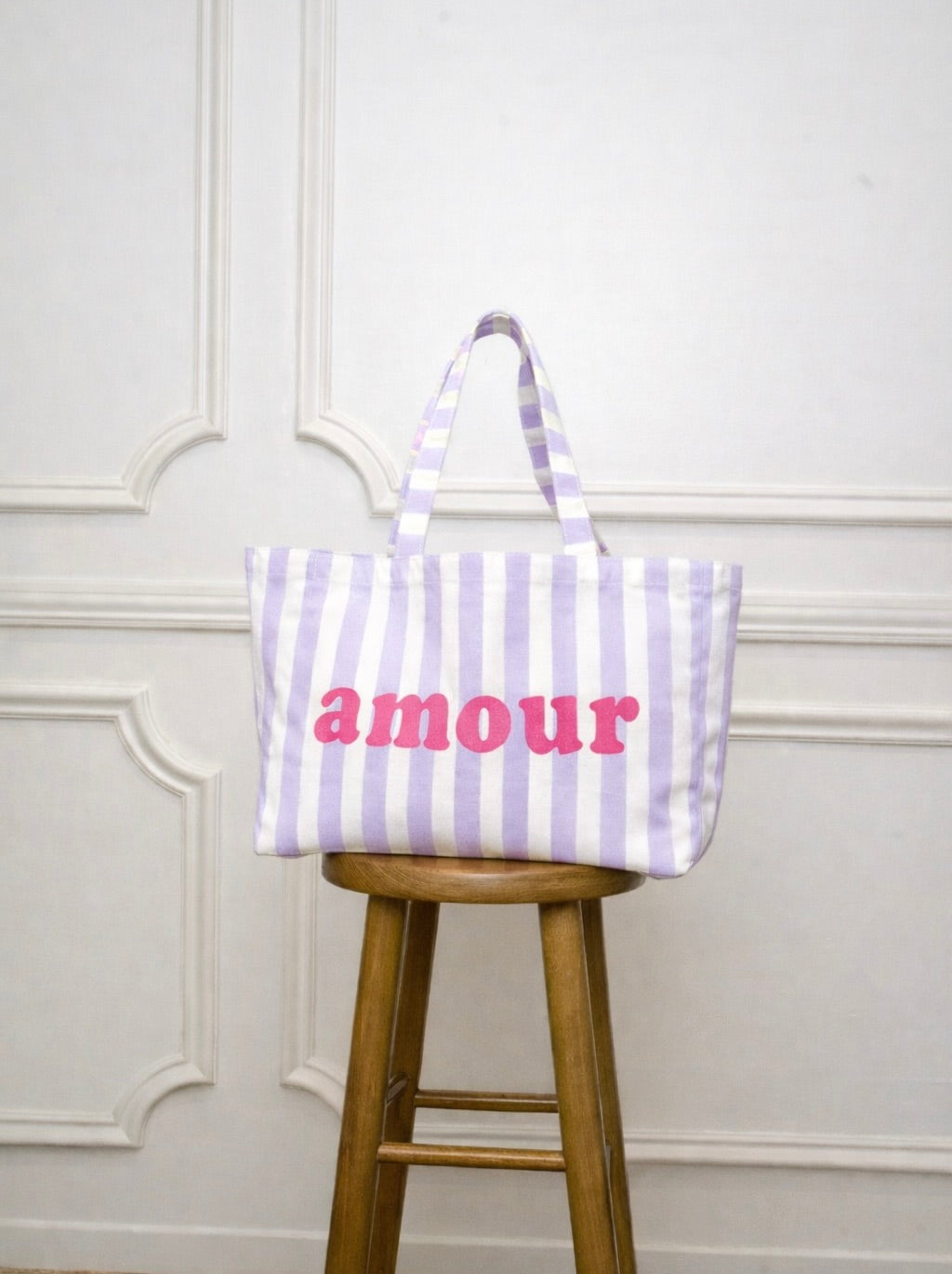 Grand Tote bag rayé amour BELLY