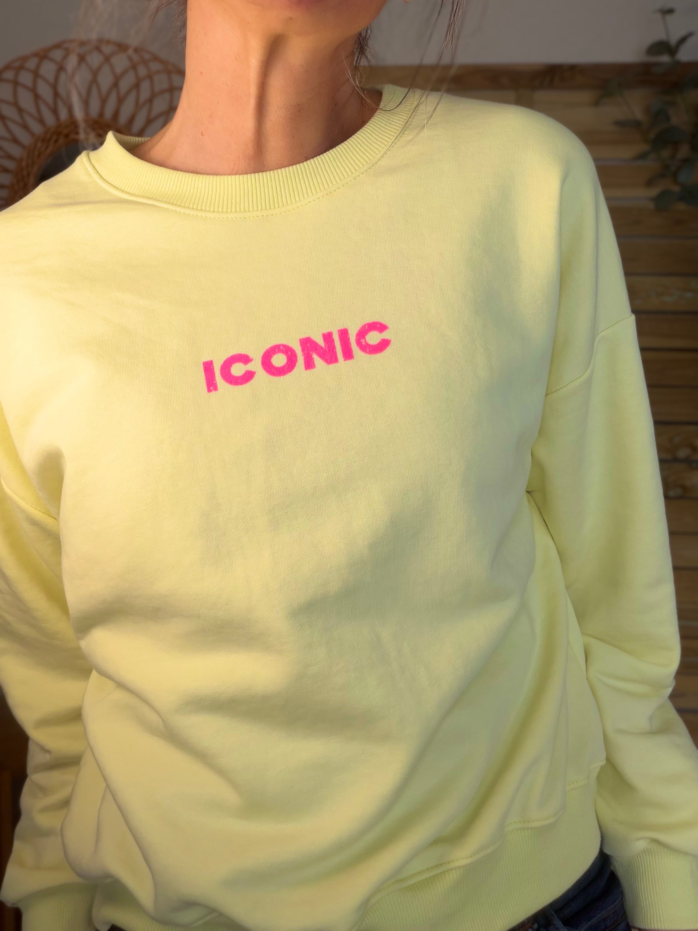 Sweat ICONIC COLINE - Jaune