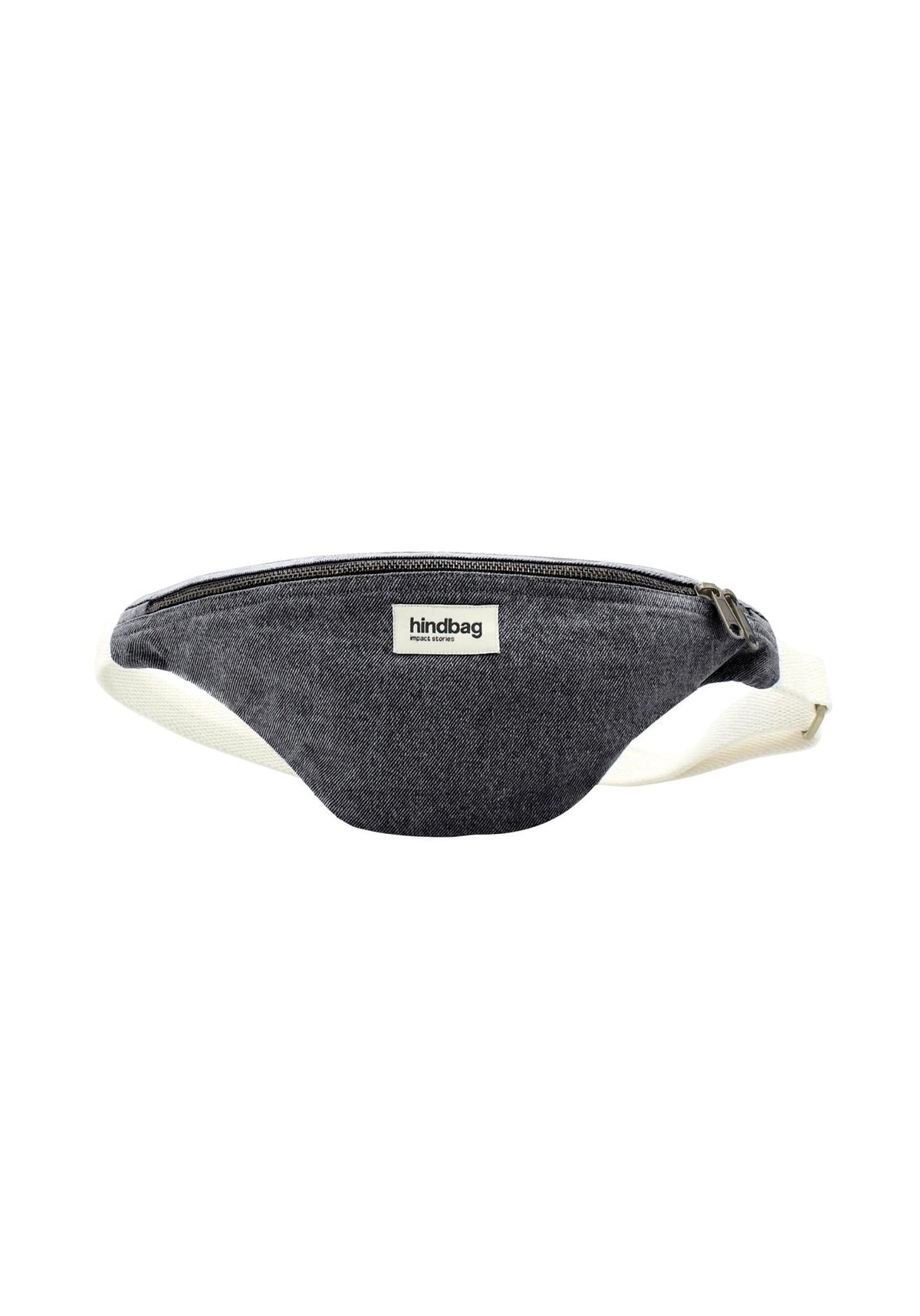 HINDBAG OLIVIA - Sac banane Denim gris foncé