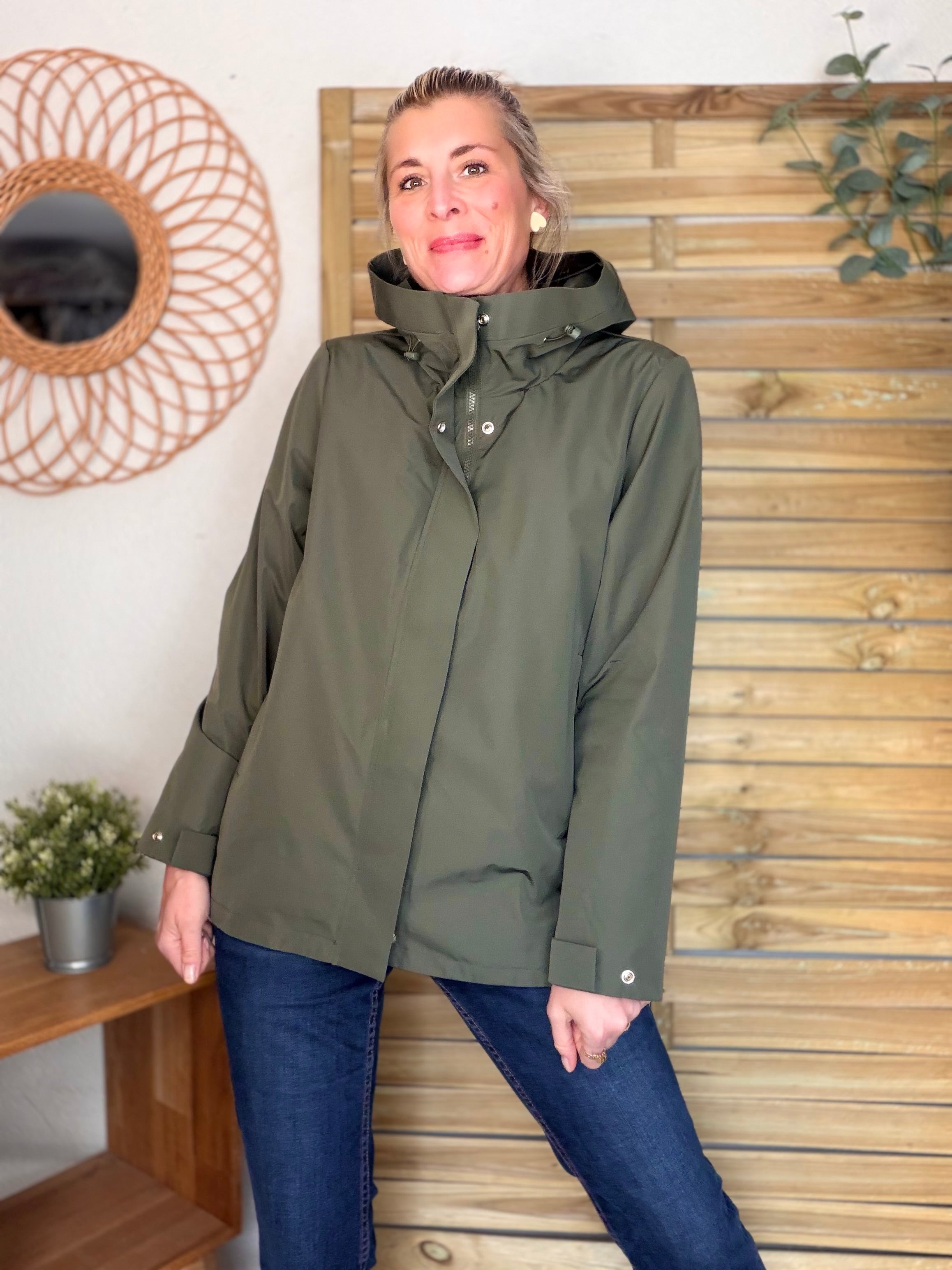 Imperméable LAURENCE mi-long - Kaki