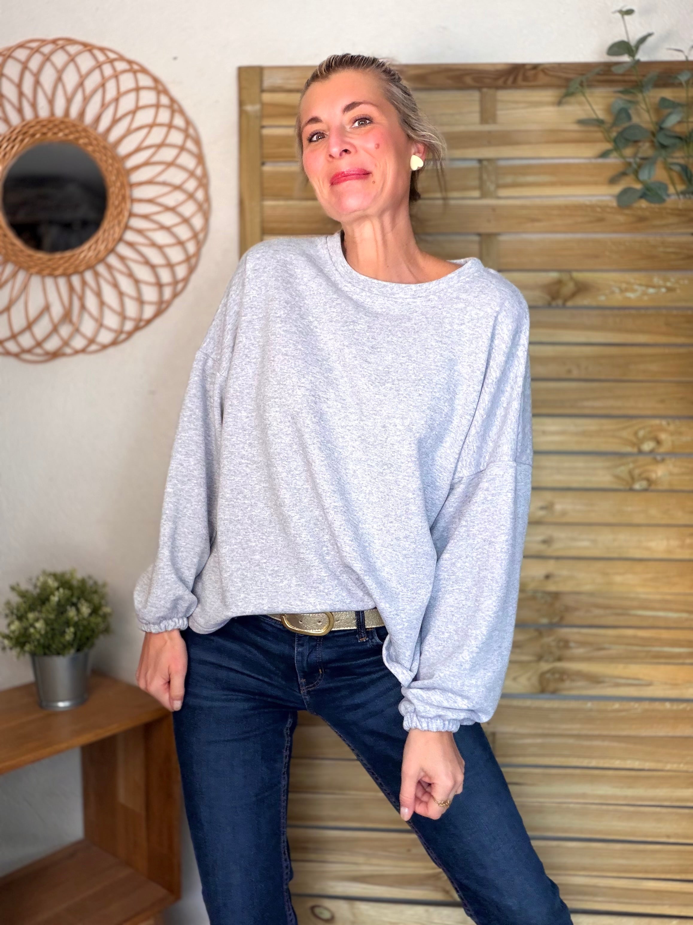 Sweat oversized LO❤️VE - GINA