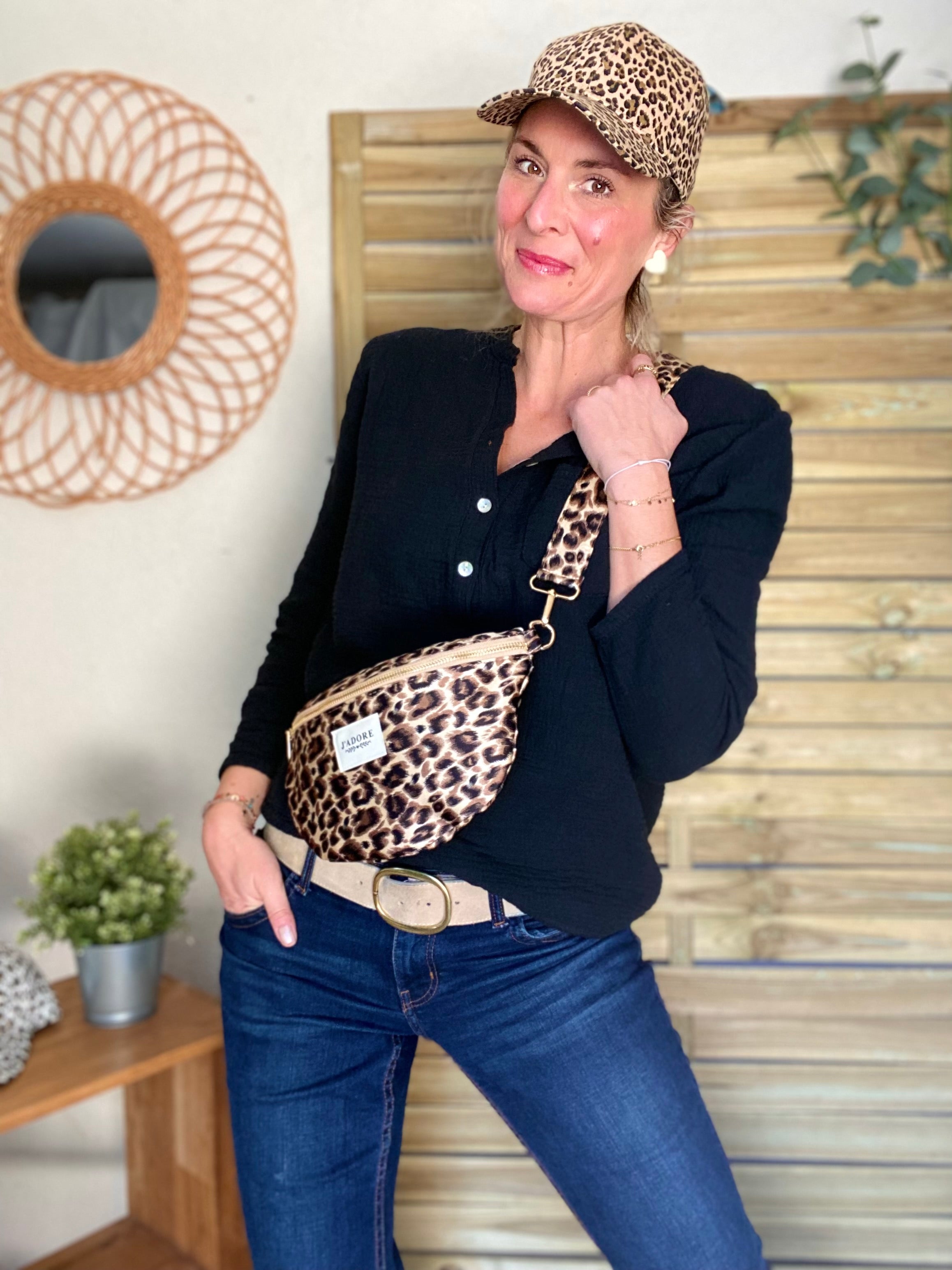 Sac banane L - BONNIE - Léo choco 🐆