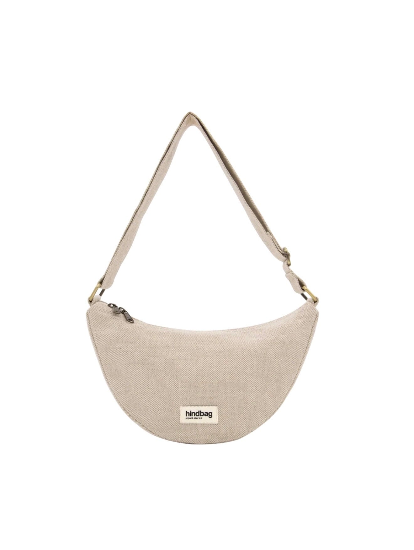HINDBAG ANDRÉA - Sac banane demi-lune Jute
