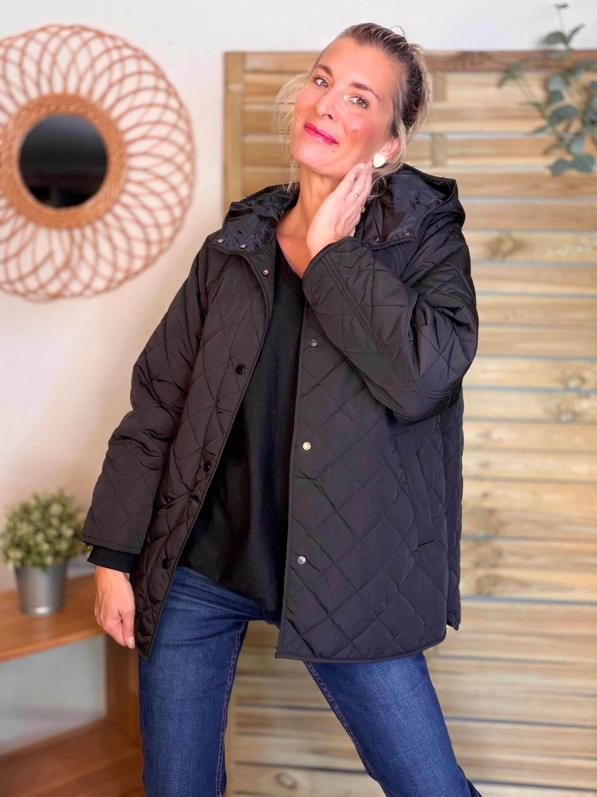 ⚡️ PÉPITES FRIDAY - Veste matelassée noir JASPER