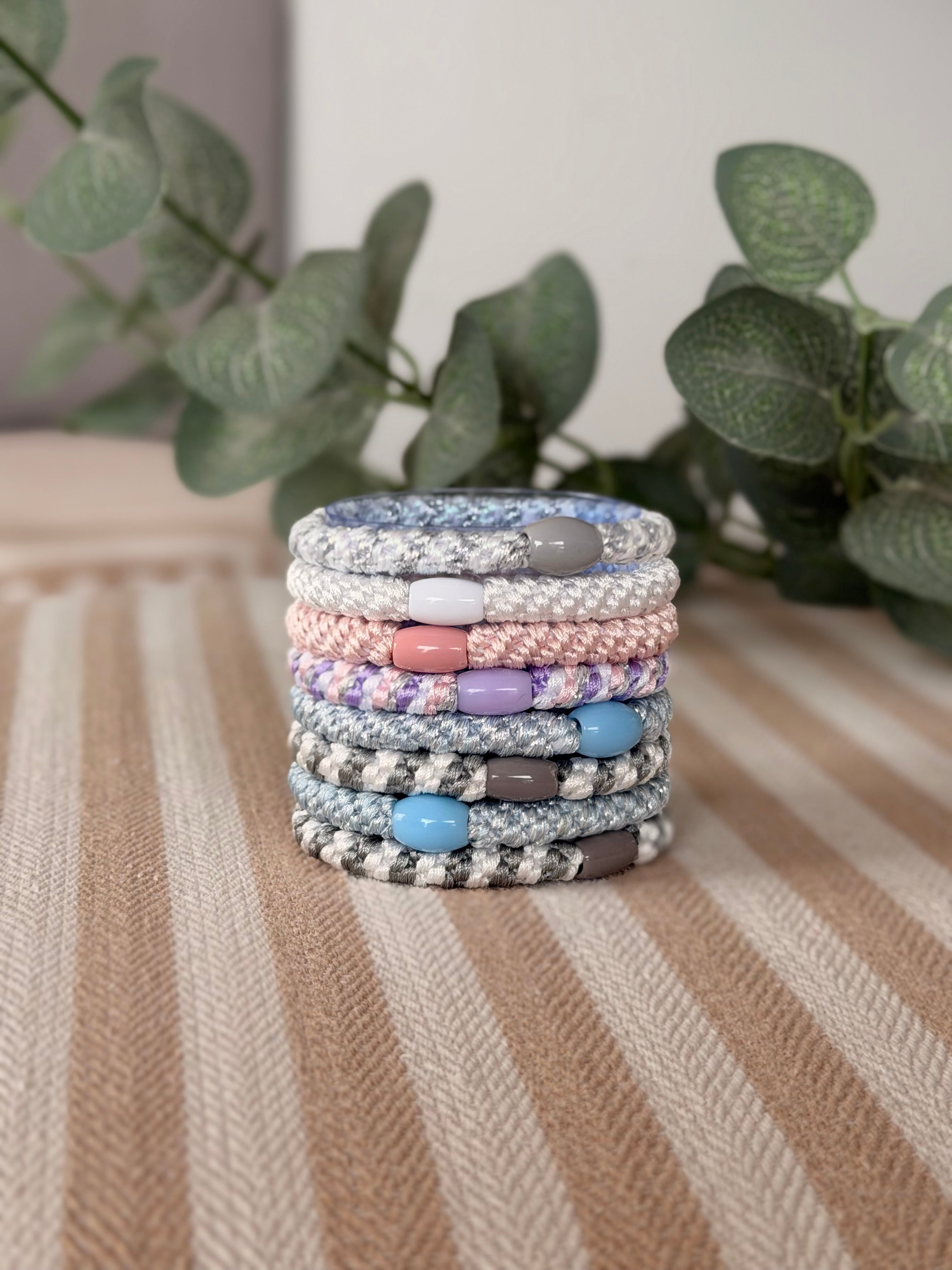 Set 8 élastiques cheveux