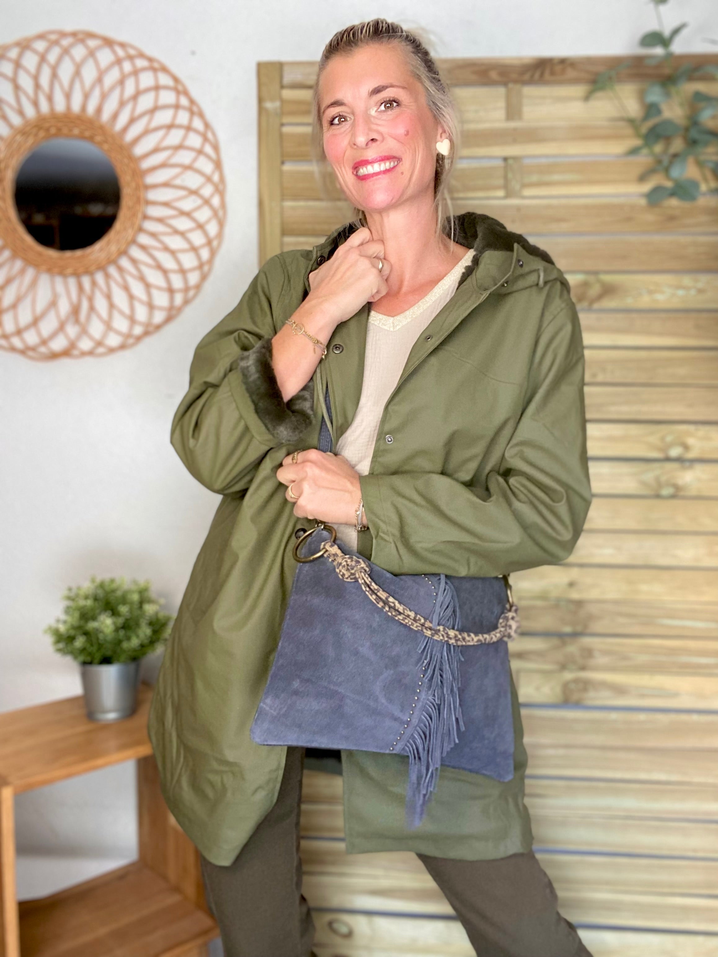 ⚡️ PÉPITES FRIDAY - Parka fourrée Imperméable Kaki - RILEY