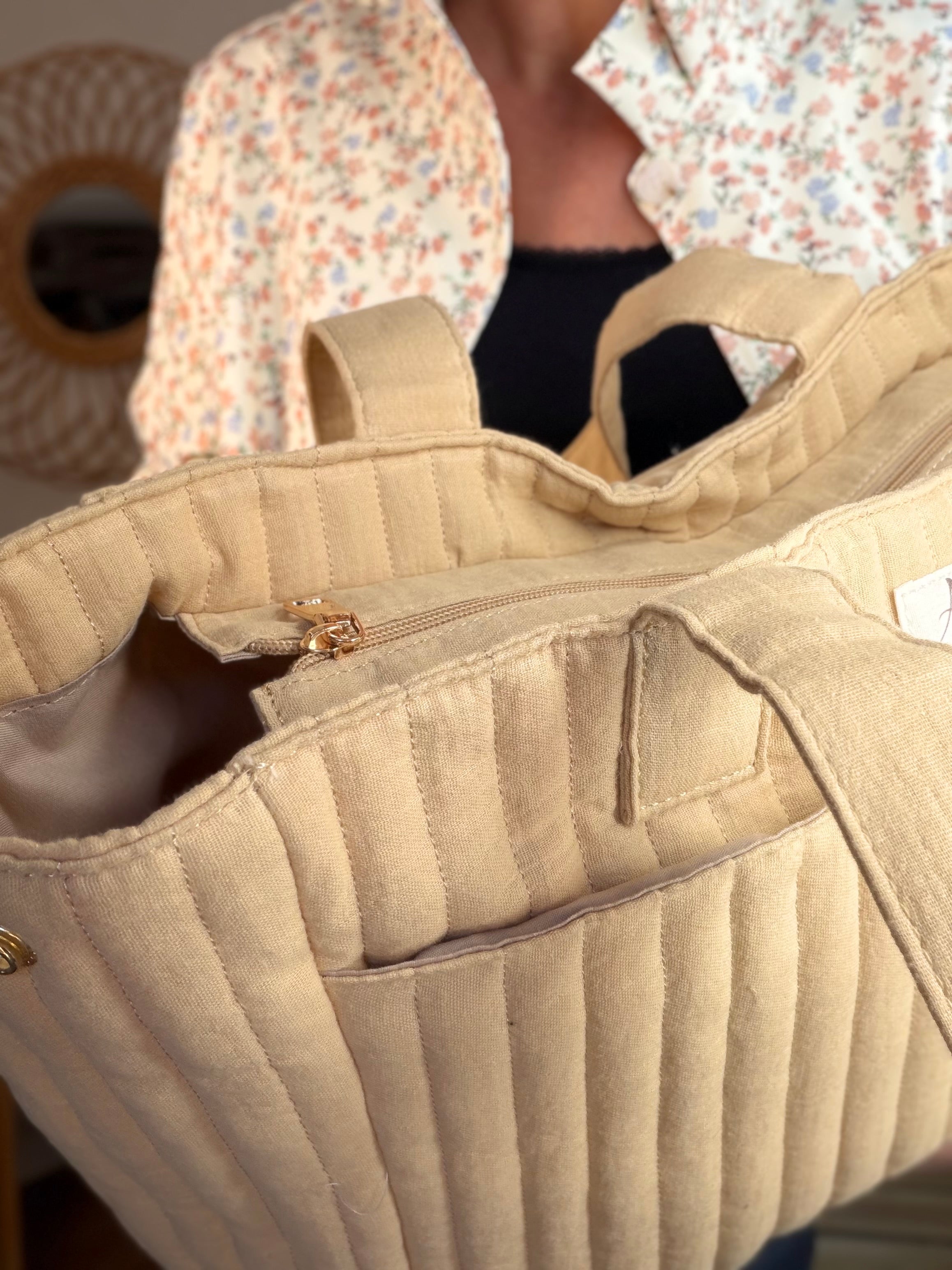 Sac week-end / à langer ANTONIN Sable