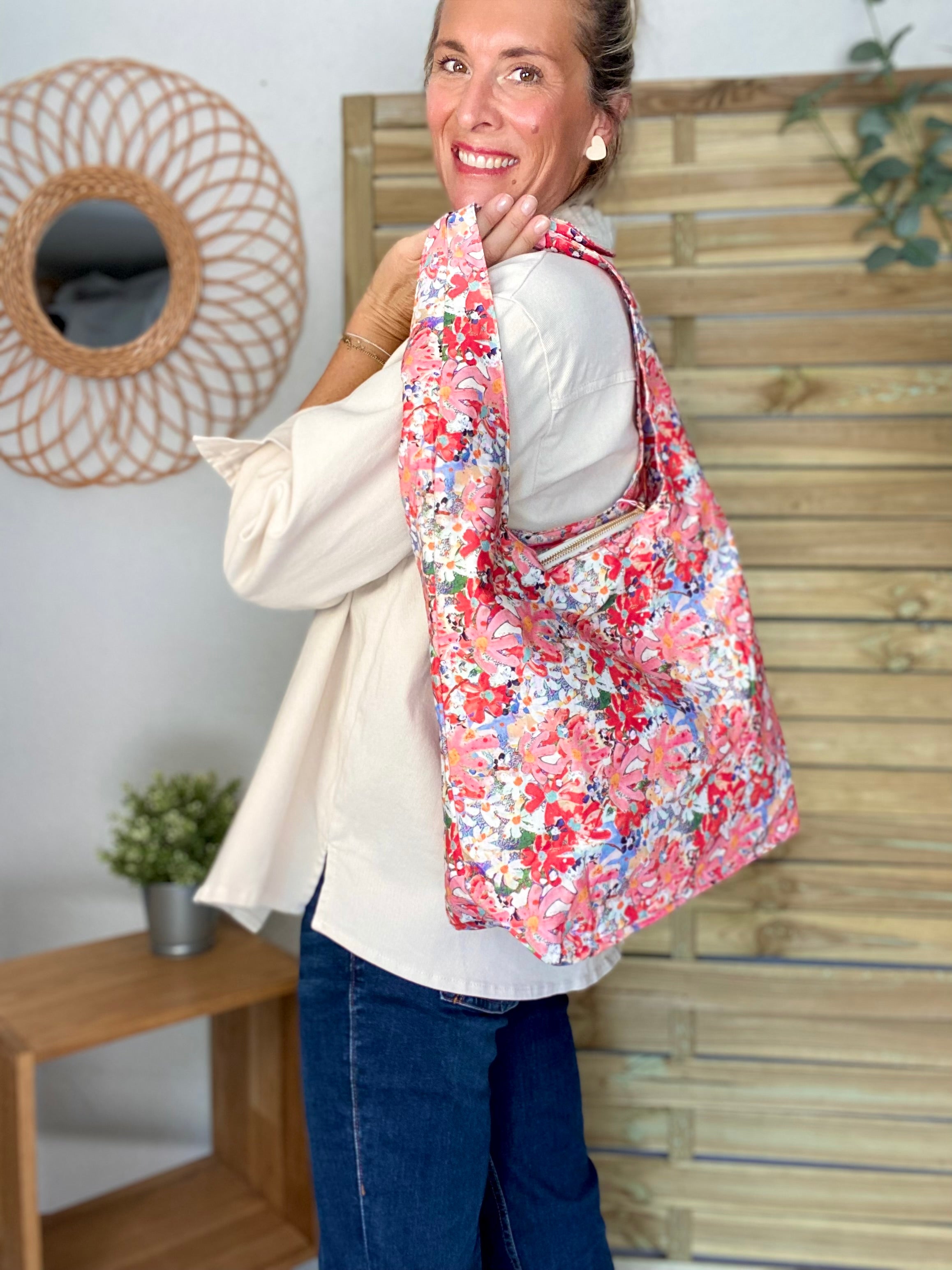 Sac cabas imprimé MEGAN - Floral