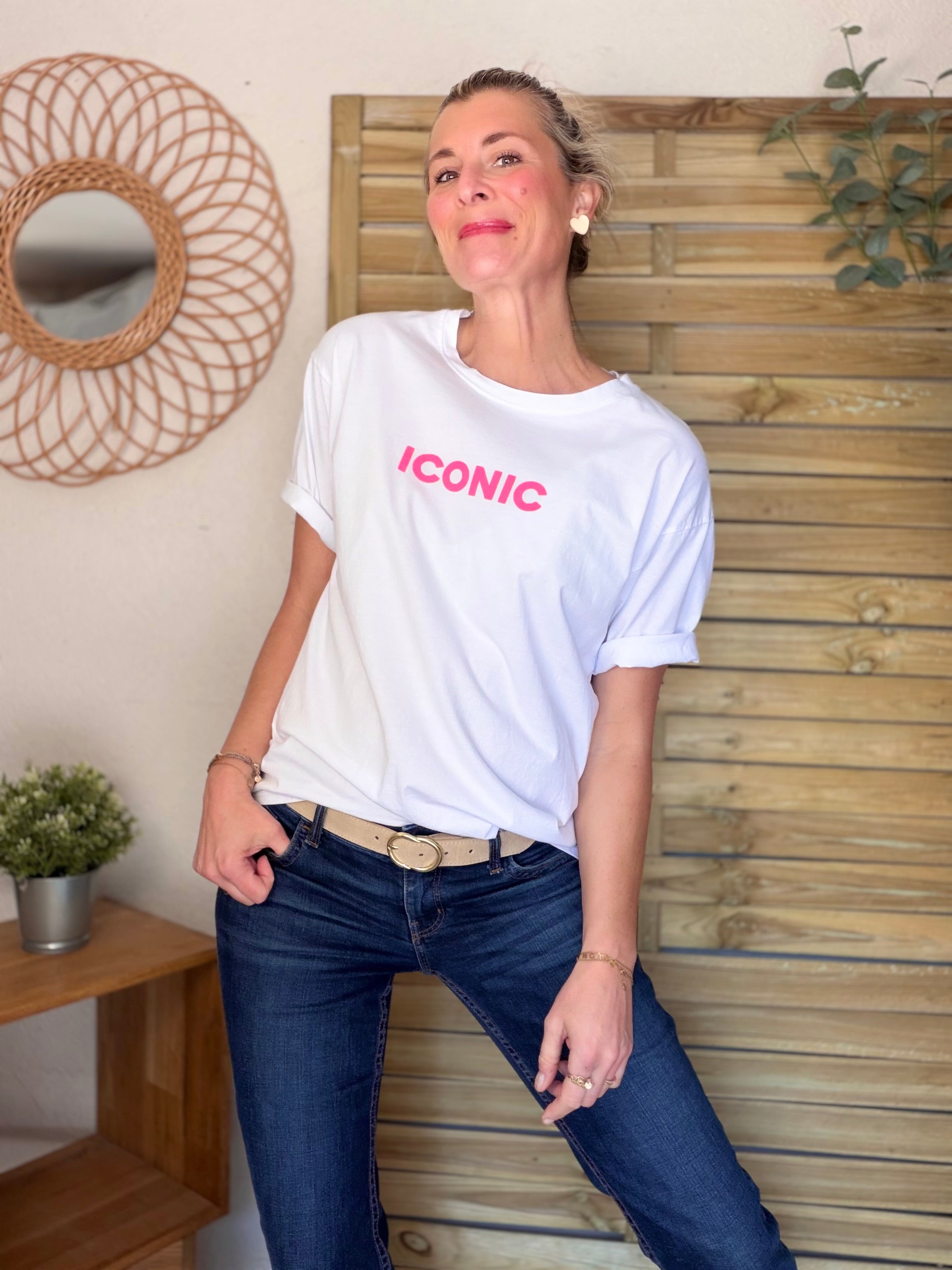 Tee shirt ICONIC DANA Blanc
