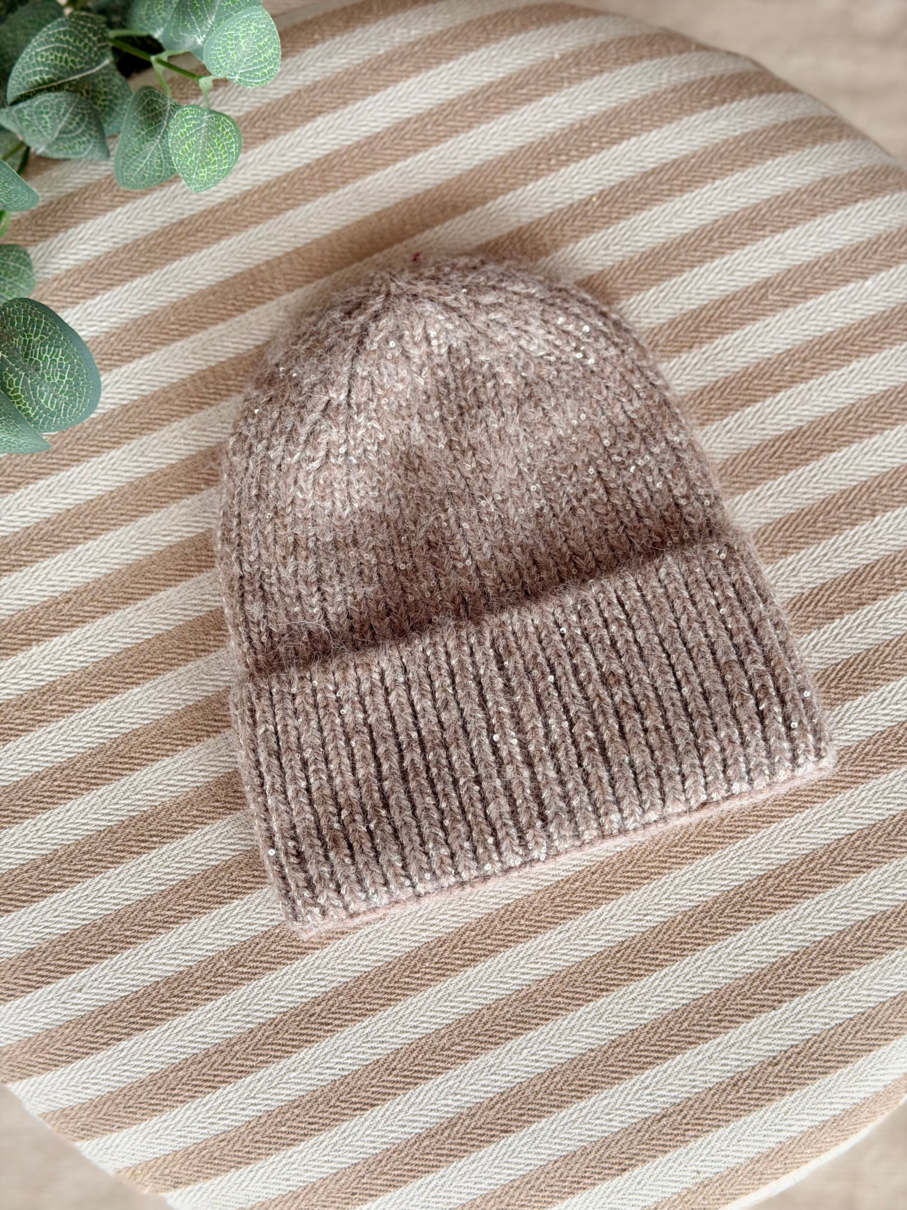 Bonnet en laine avec sequins ÉLOI