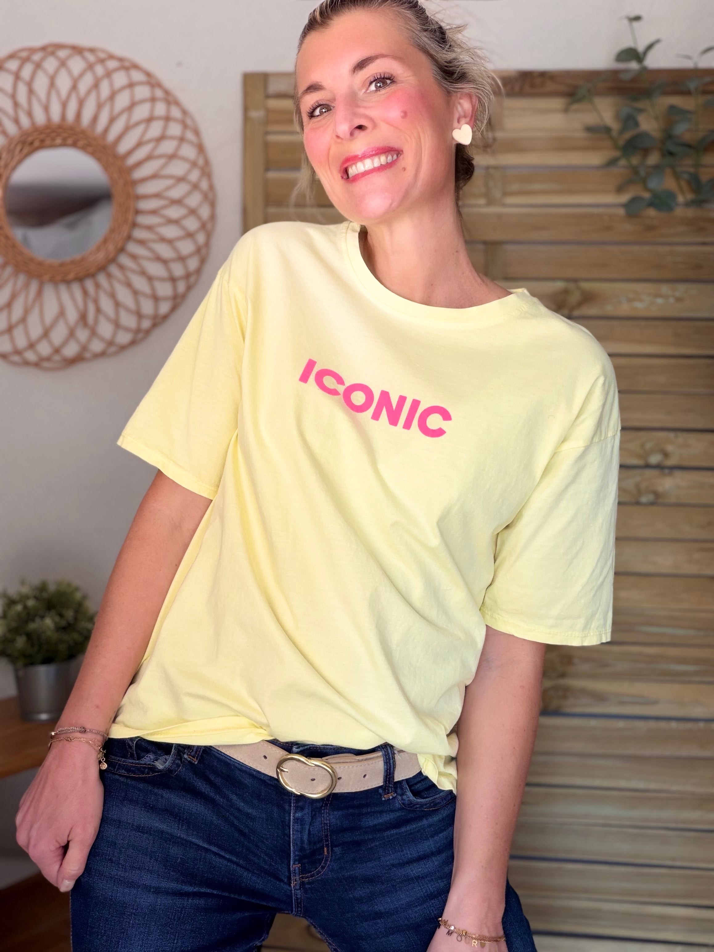Tee shirt ICONIC DANA Jaune