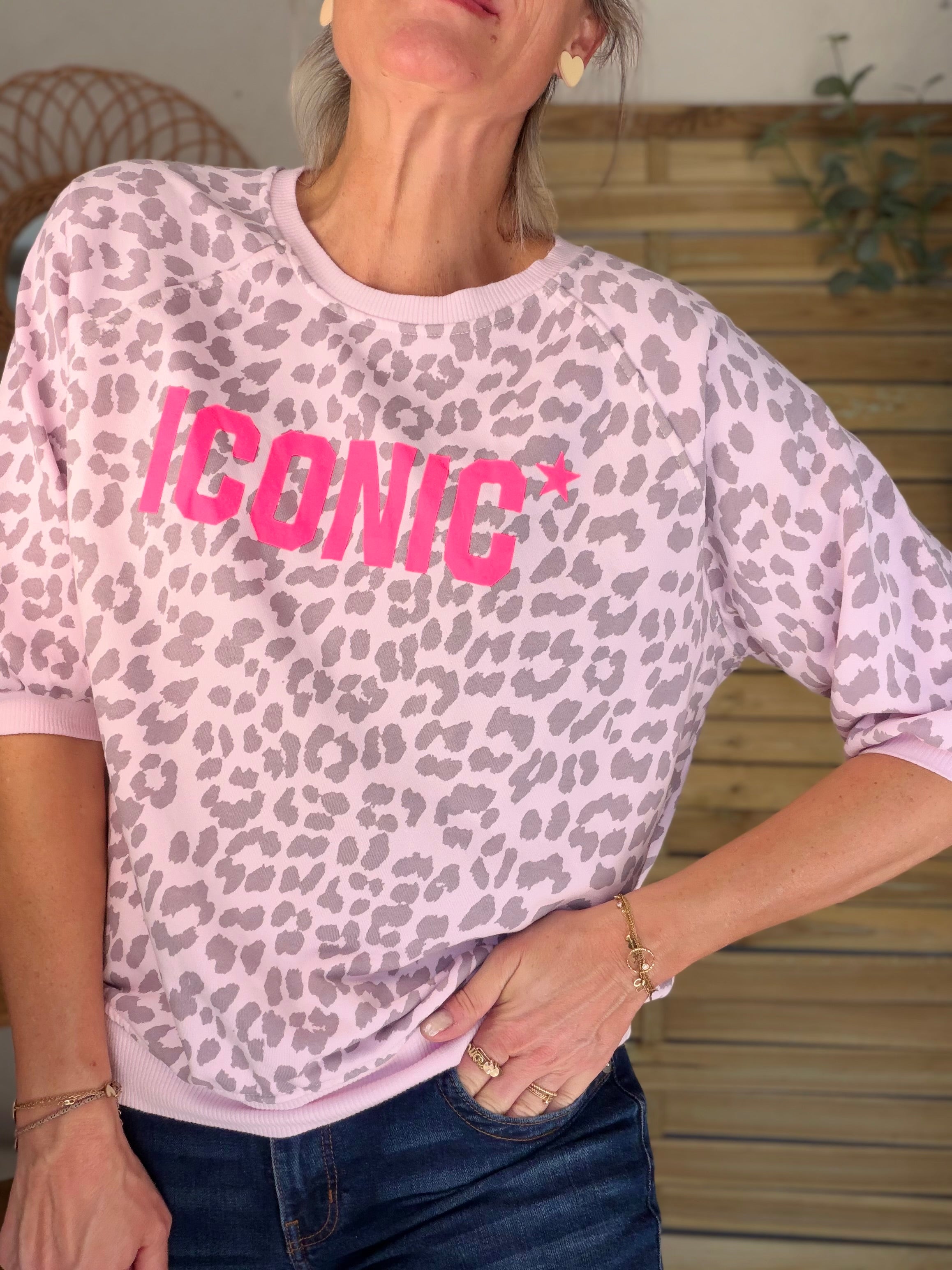 Sweat ICONIC Léo - ANGELA Rose
