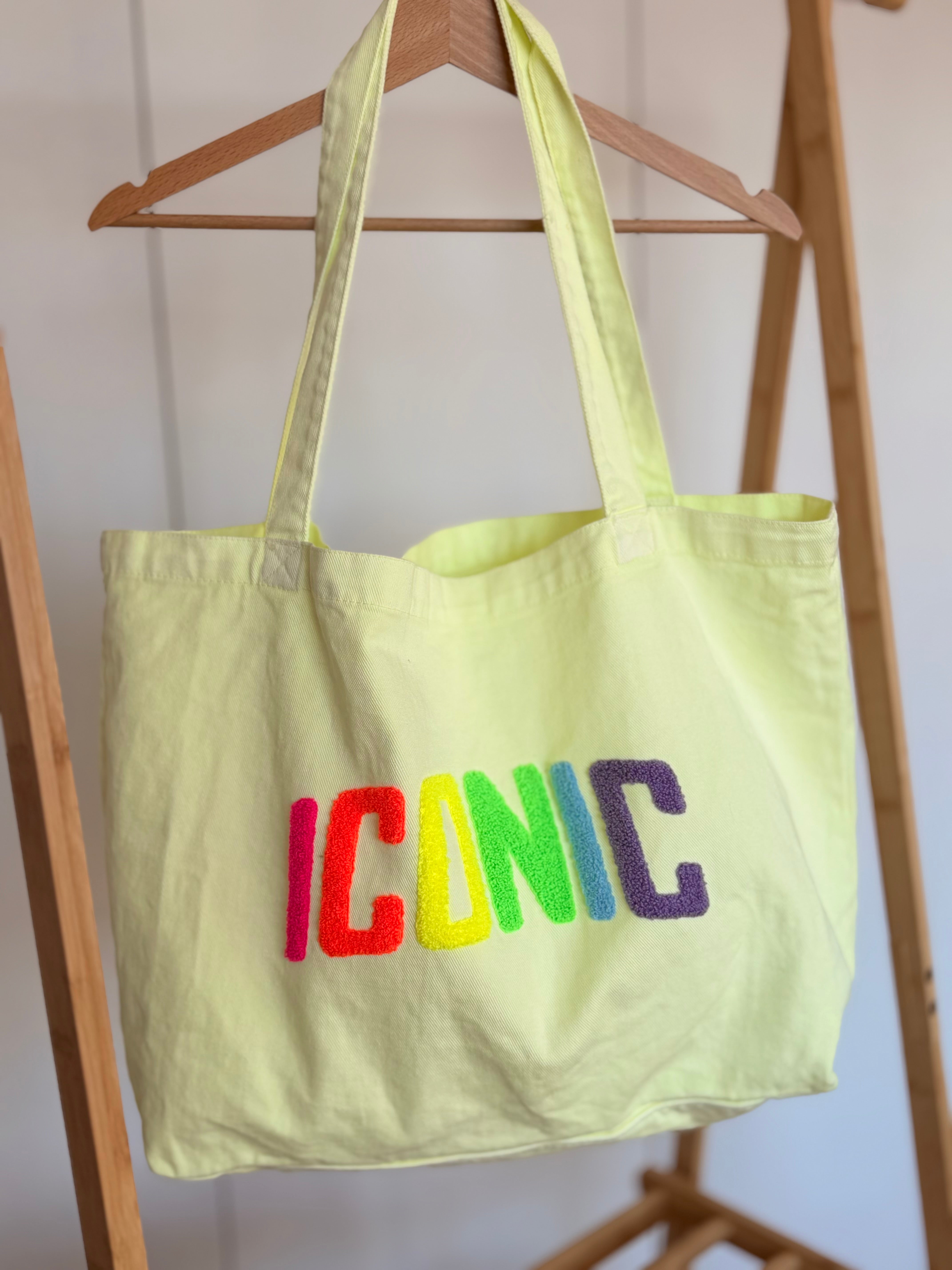 Grand Tote bag ICONIC Jaune VANINA