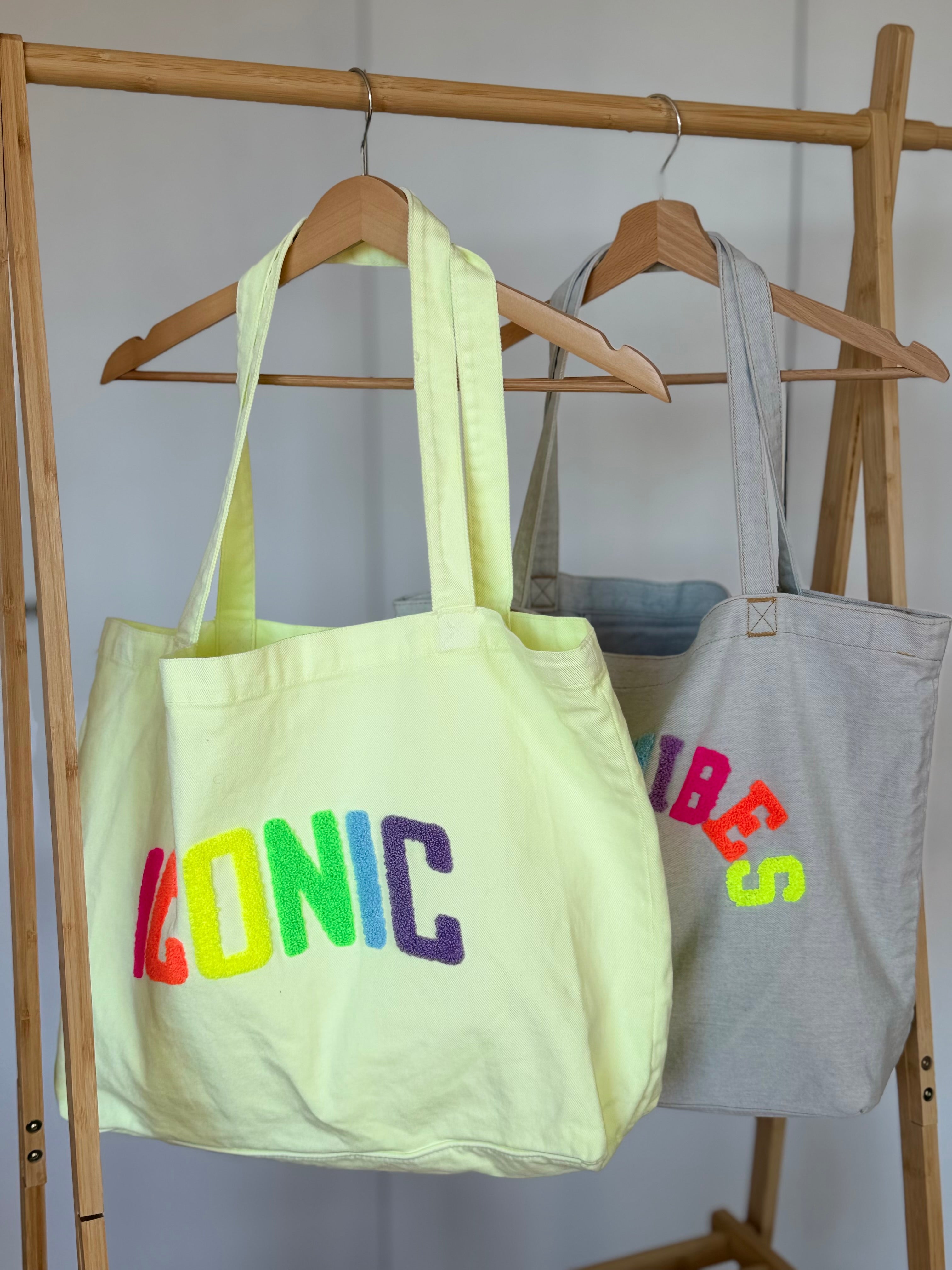Grand Tote bag ICONIC Jaune VANINA
