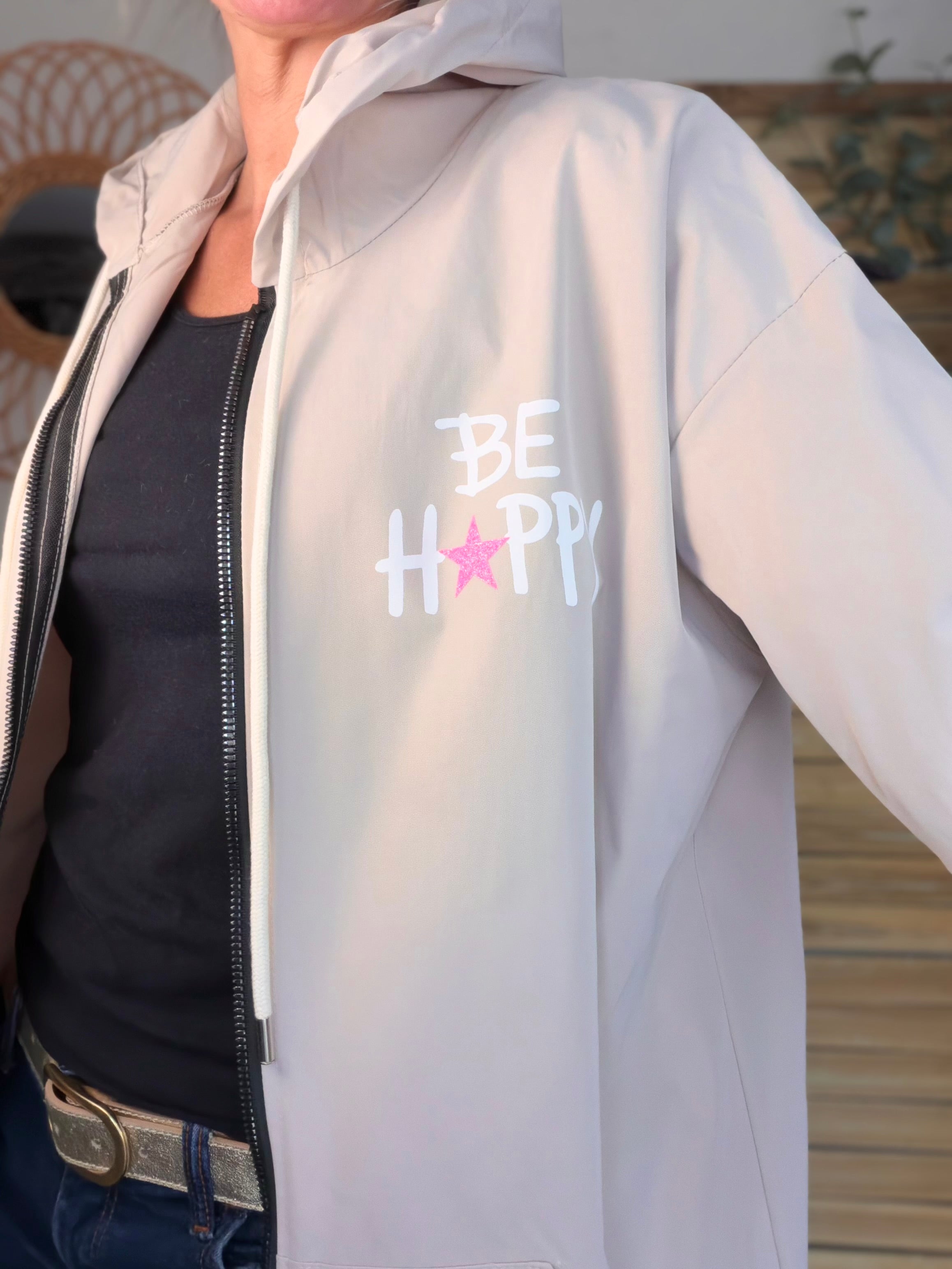 Veste Coupe vent long LESLIE - Beige